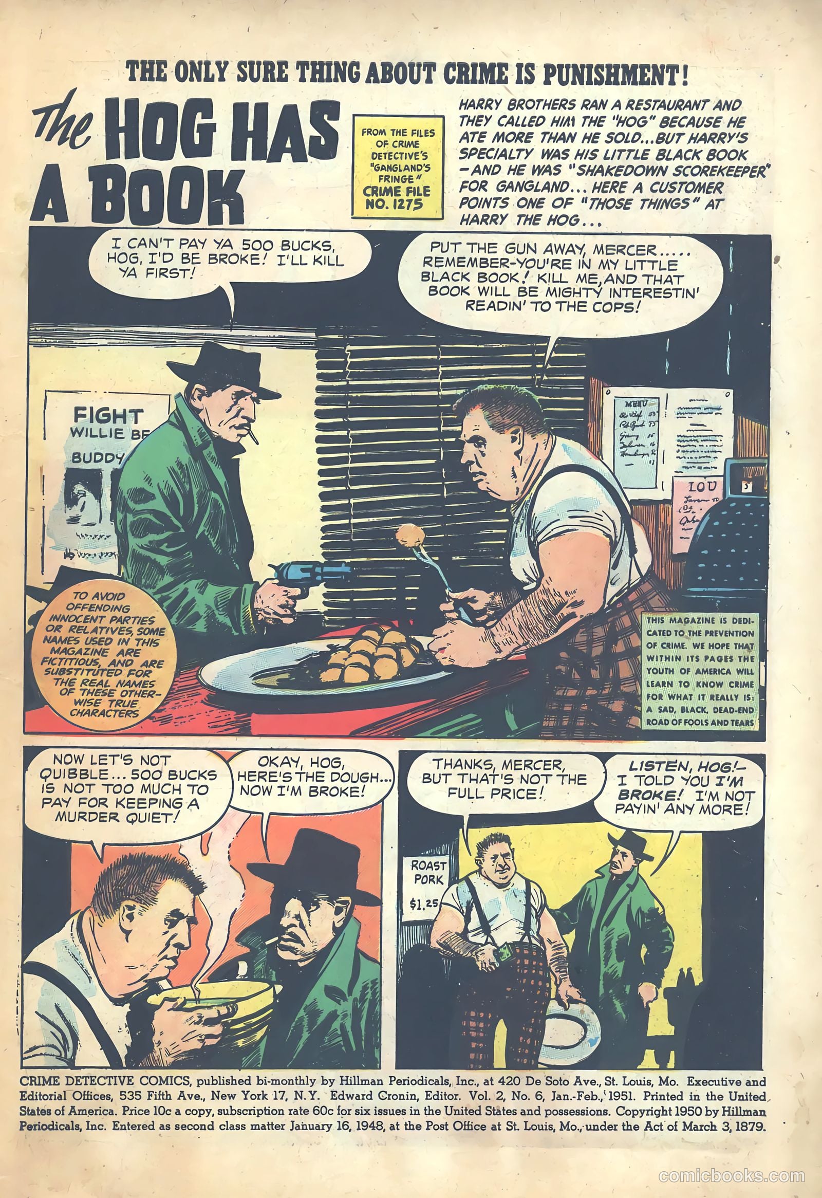 Crime Detective Comics #6 (1949) — page 3 of 52