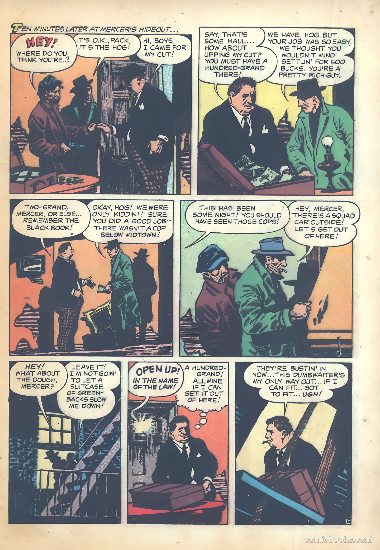 Crime Detective Comics #6 (1949) — page 7 of 52