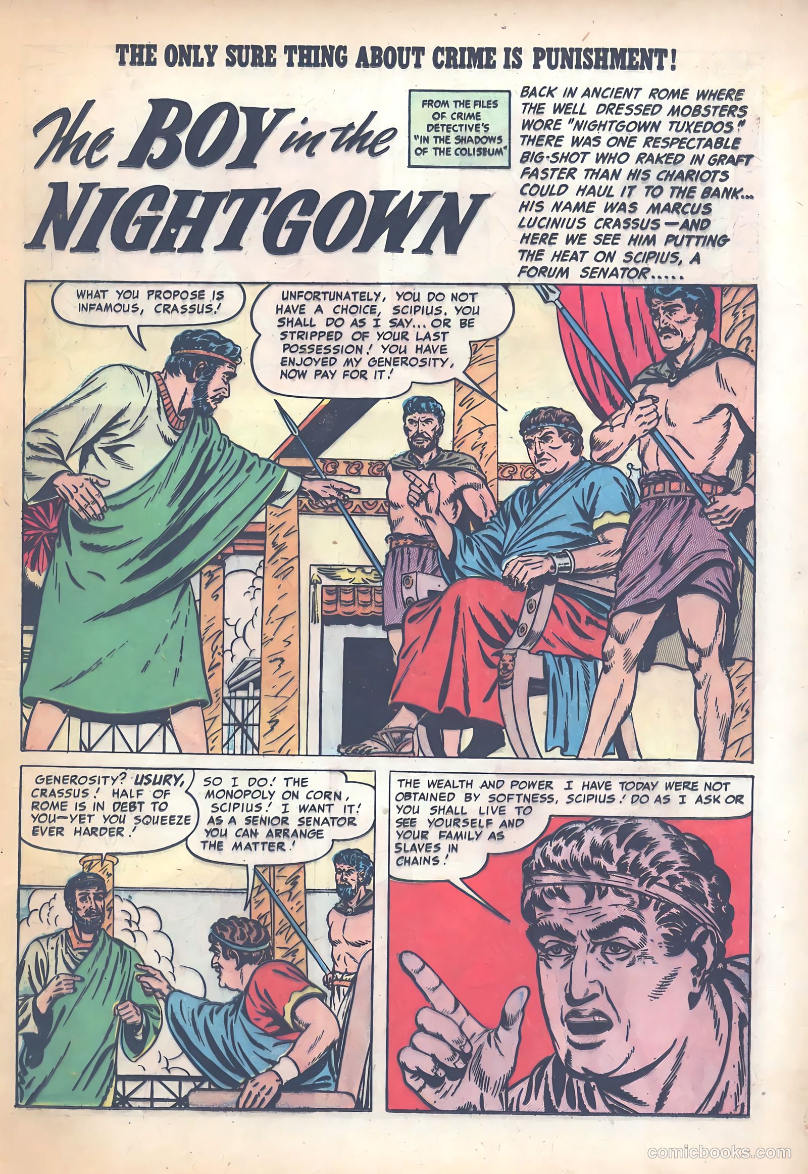 Crime Detective Comics #6 (1949) — page 17 of 52