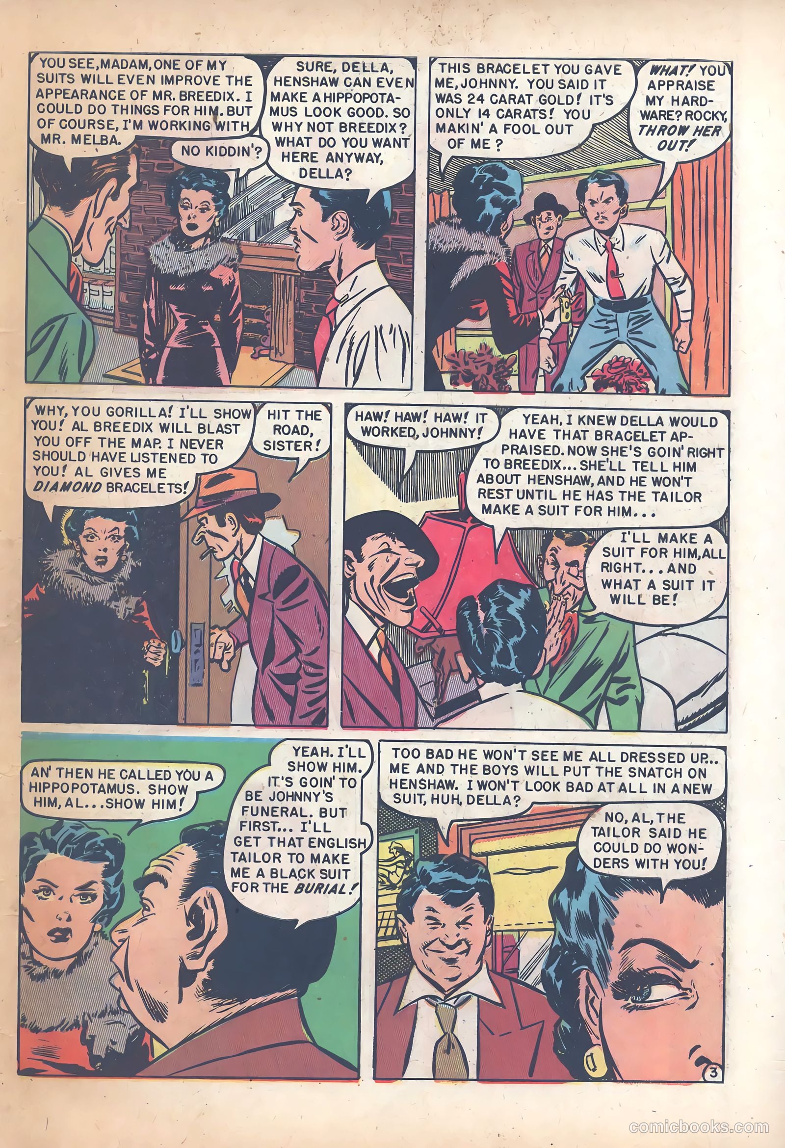 Crime Detective Comics #6 (1949) — page 45 of 52
