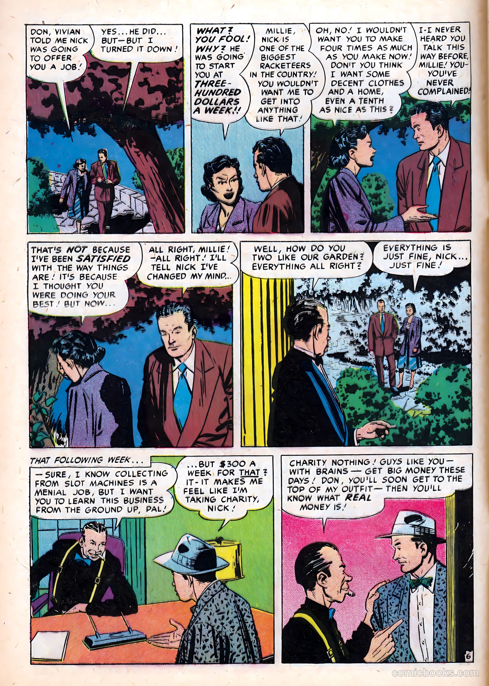Crime Detective Comics #8 (1951) — page 8 of 52
