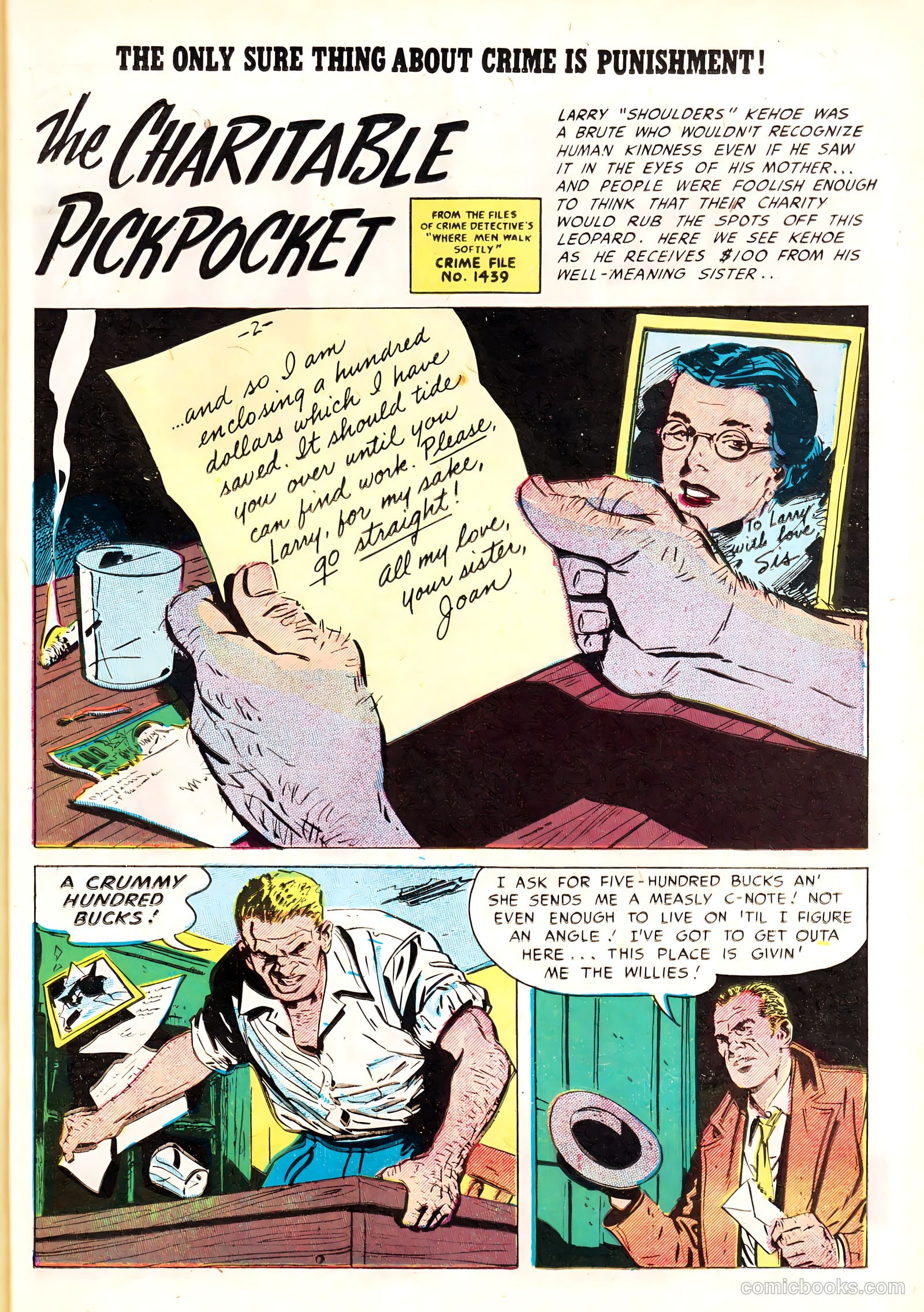 Crime Detective Comics #8 (1951) — page 19 of 52