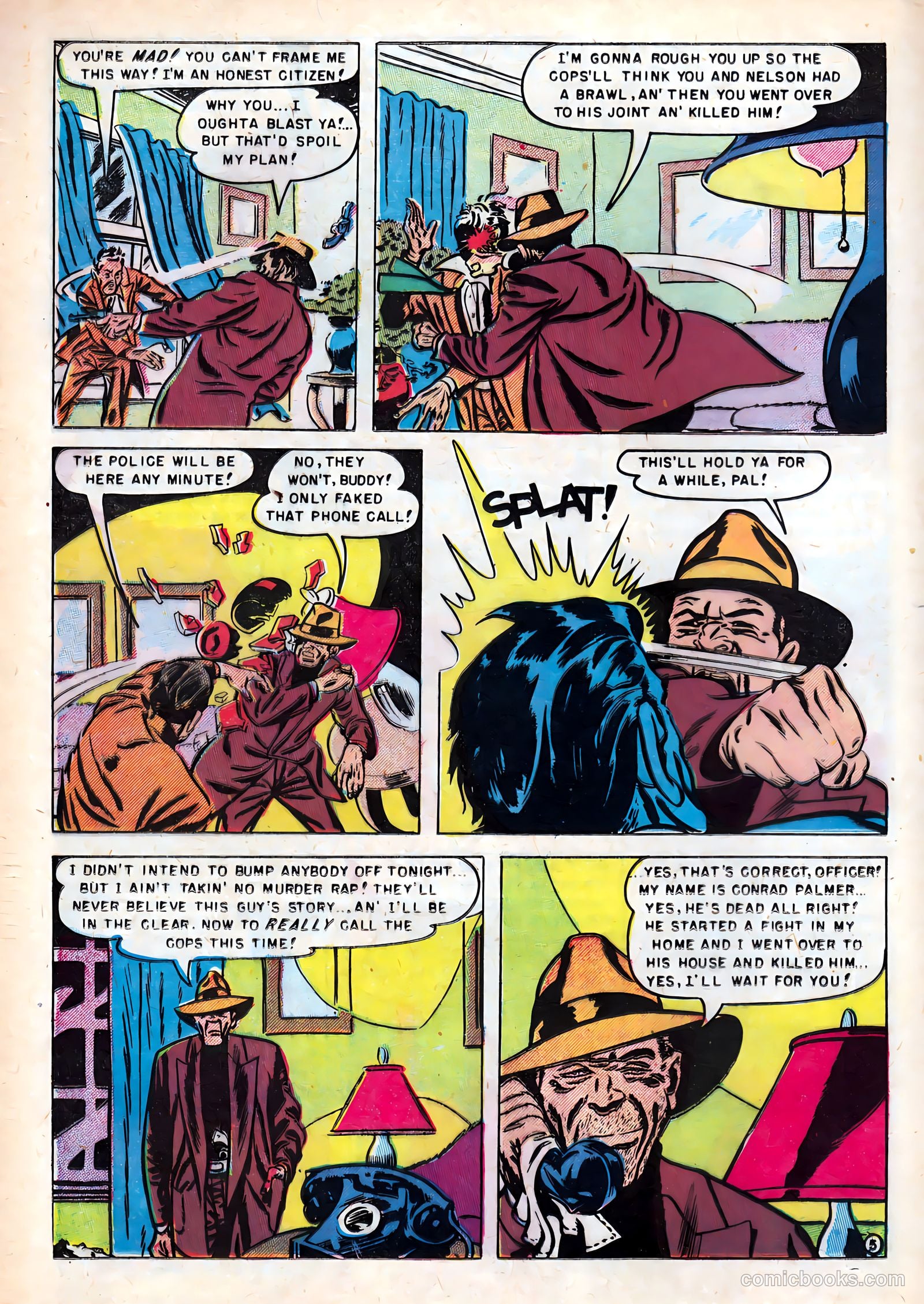 Crime Detective Comics #8 (1951) — page 38 of 52