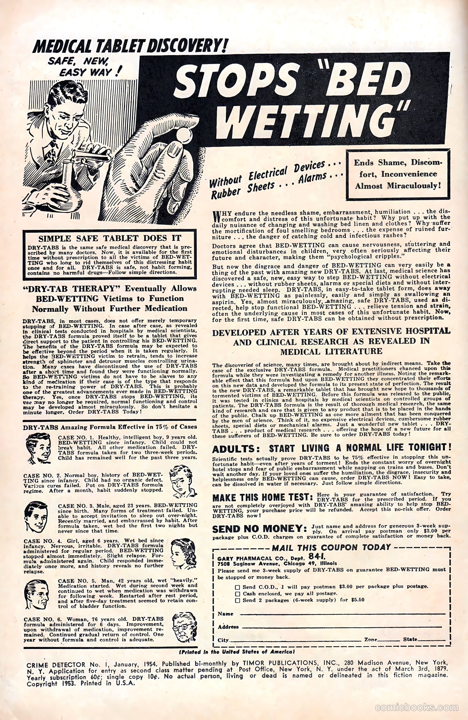 Crime Detector #1 (1954) — page 2 of 36
