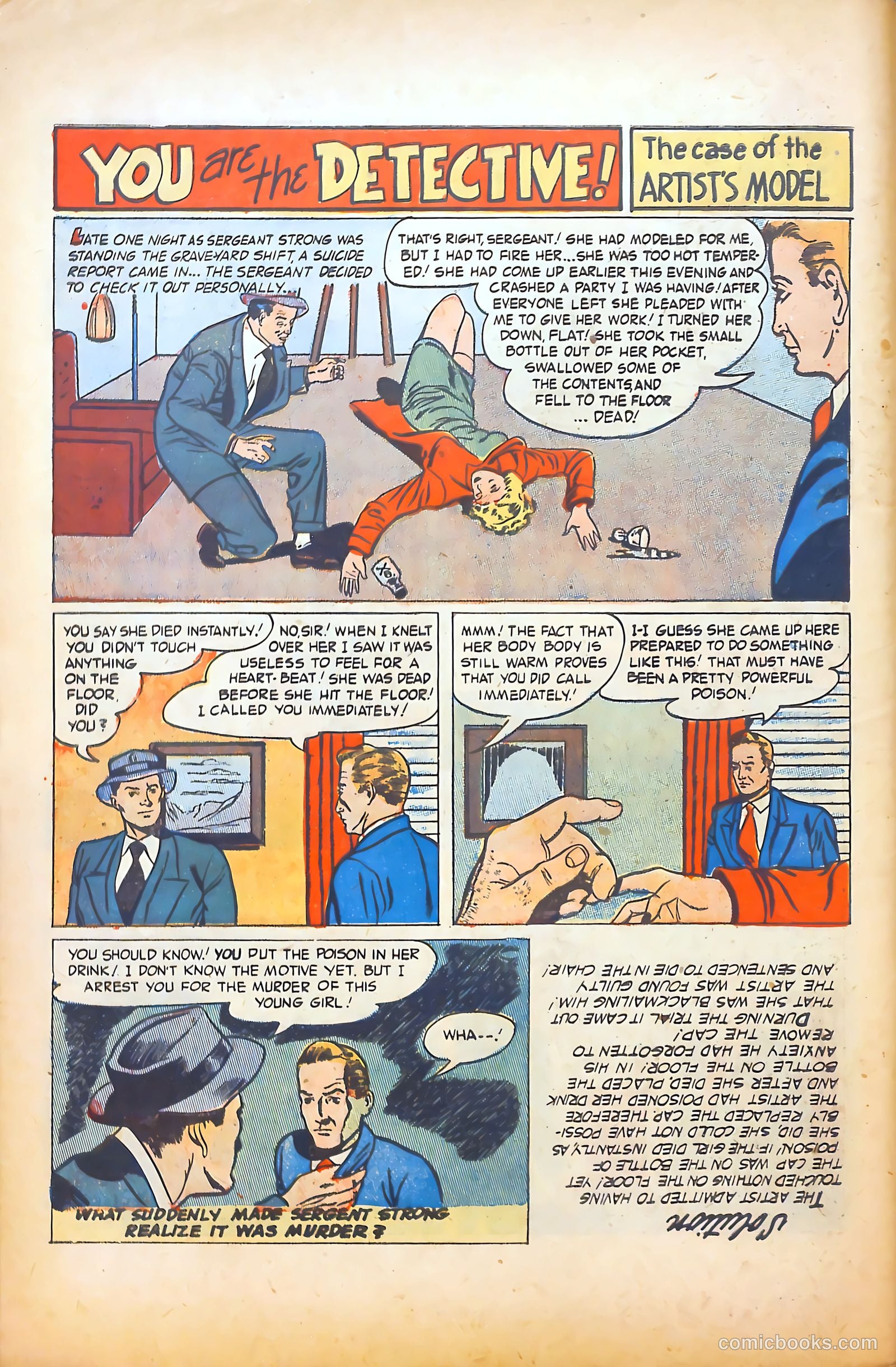 Crime Detector #4 (1954) — page 32 of 36