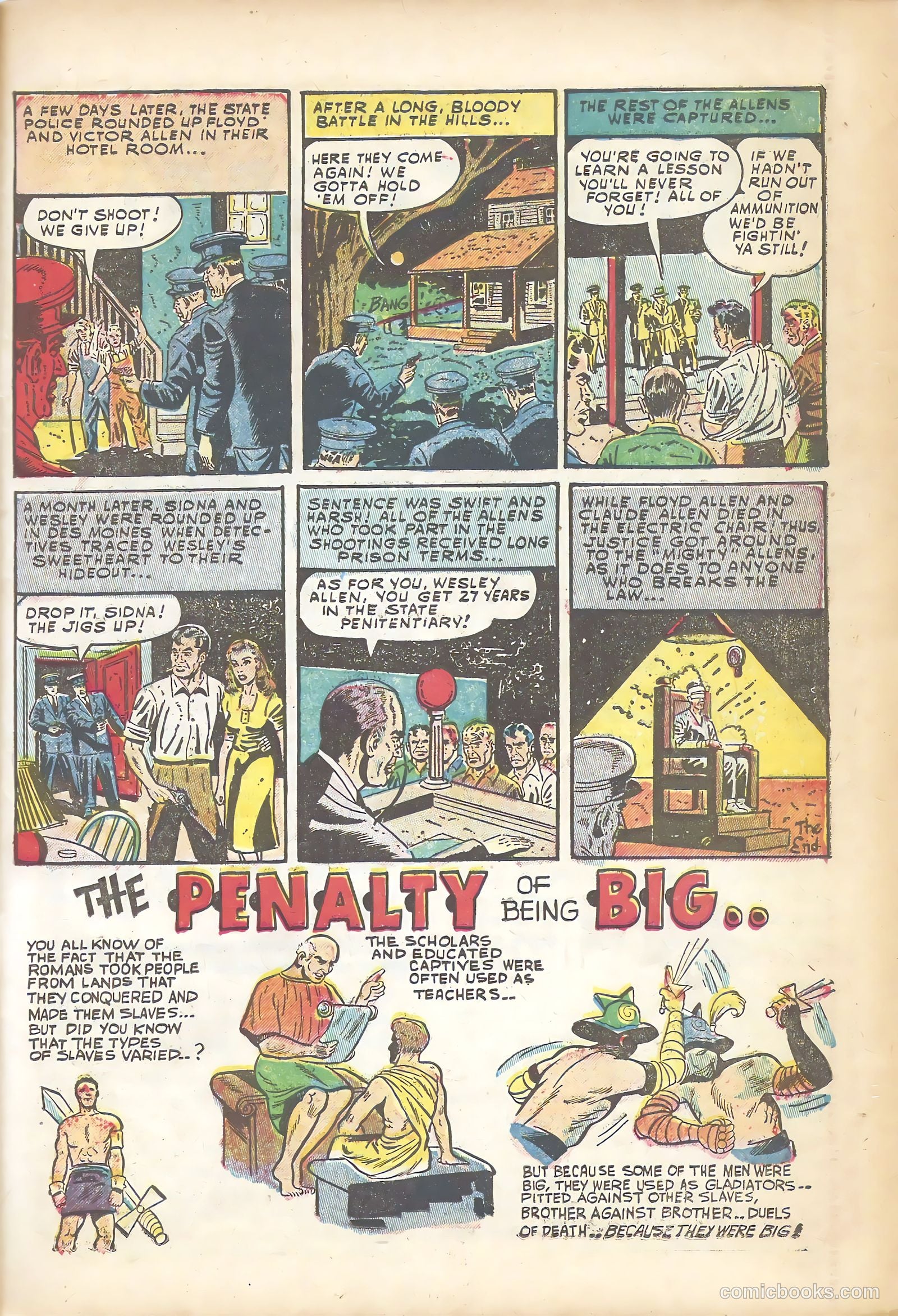 Crime Detector #5 (1954) — page 23 of 36