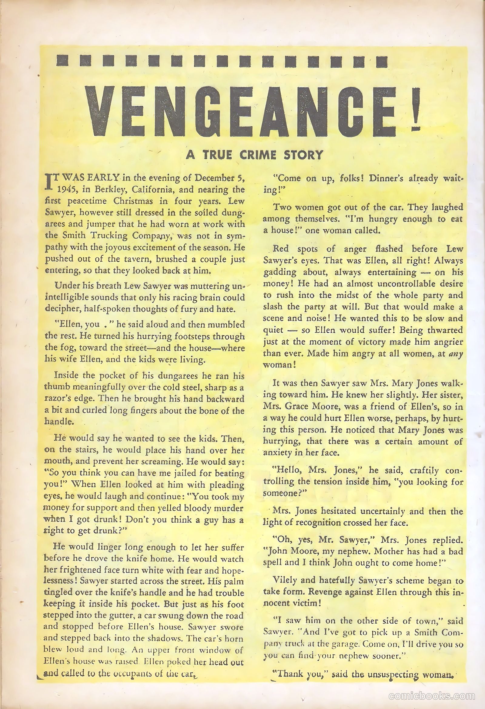 Crime Detector #5 (1954) — page 24 of 36