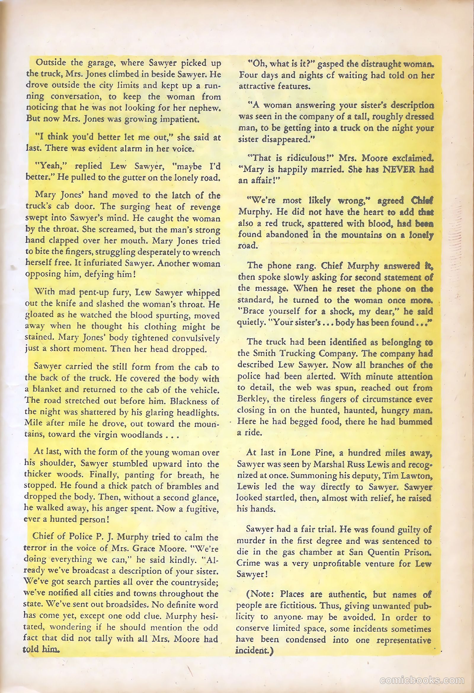 Crime Detector #5 (1954) — page 25 of 36