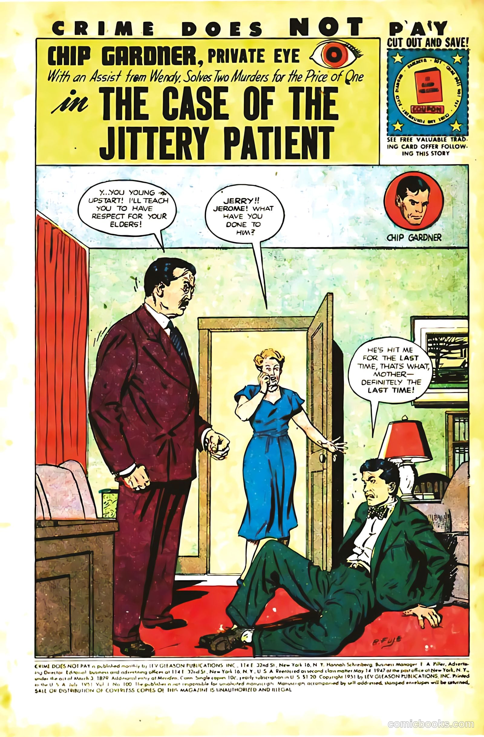 Crime Does Not Pay #100 (1951) — page 3 of 52