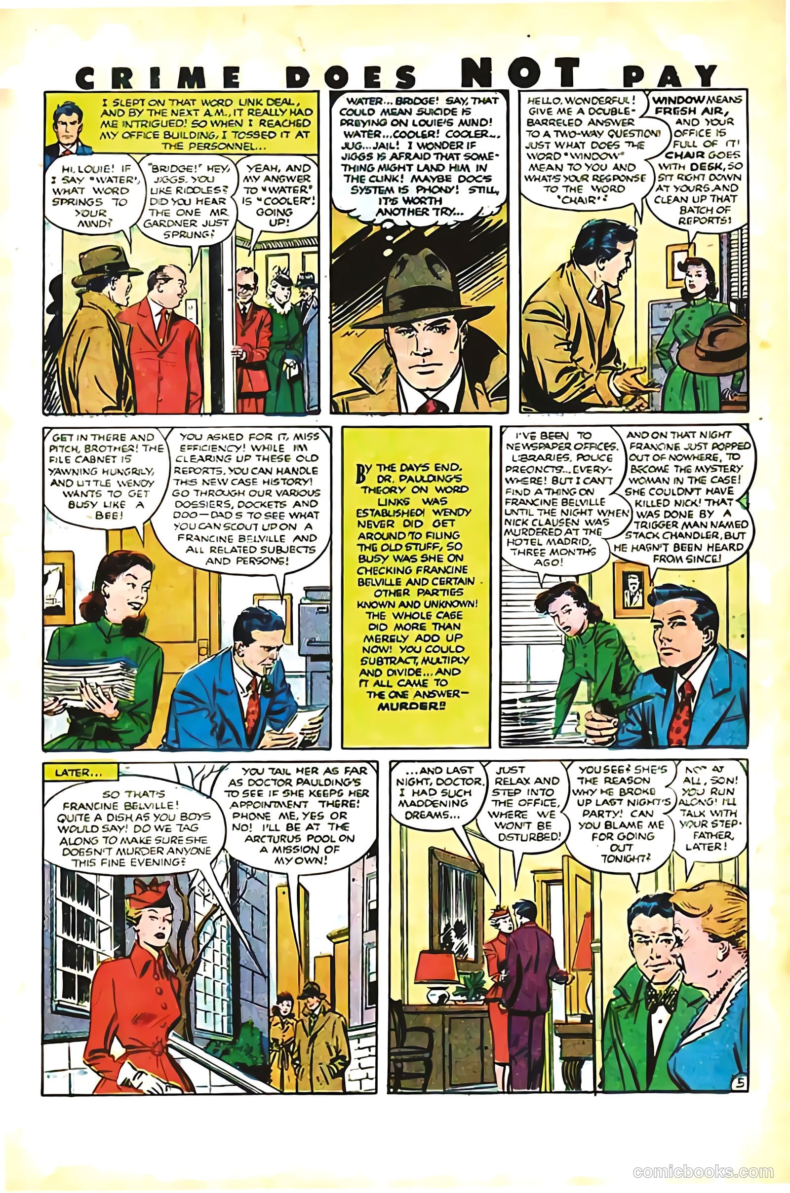 Crime Does Not Pay #100 (1951) — page 7 of 52