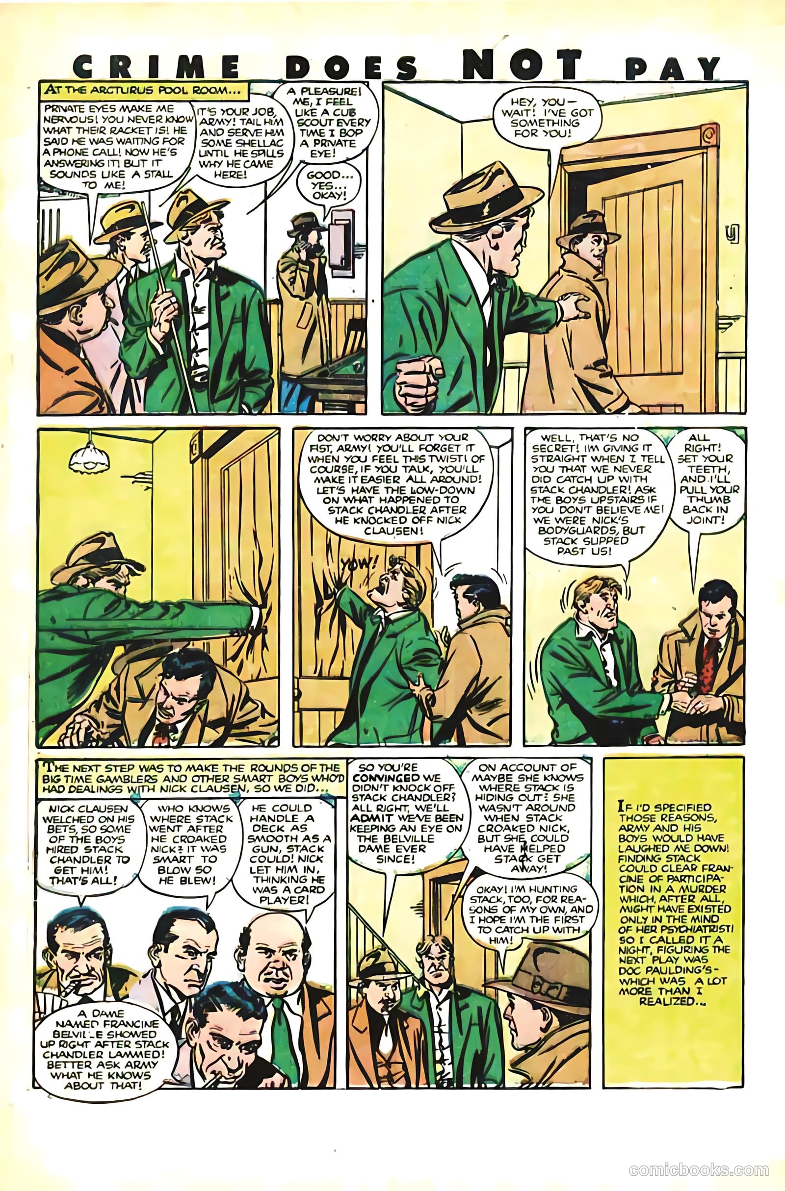 Crime Does Not Pay #100 (1951) — page 8 of 52