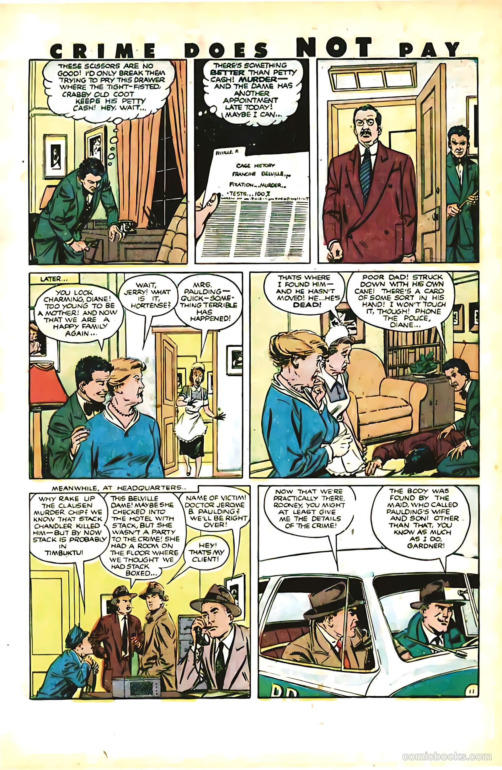 Crime Does Not Pay #100 (1951) — page 13 of 52