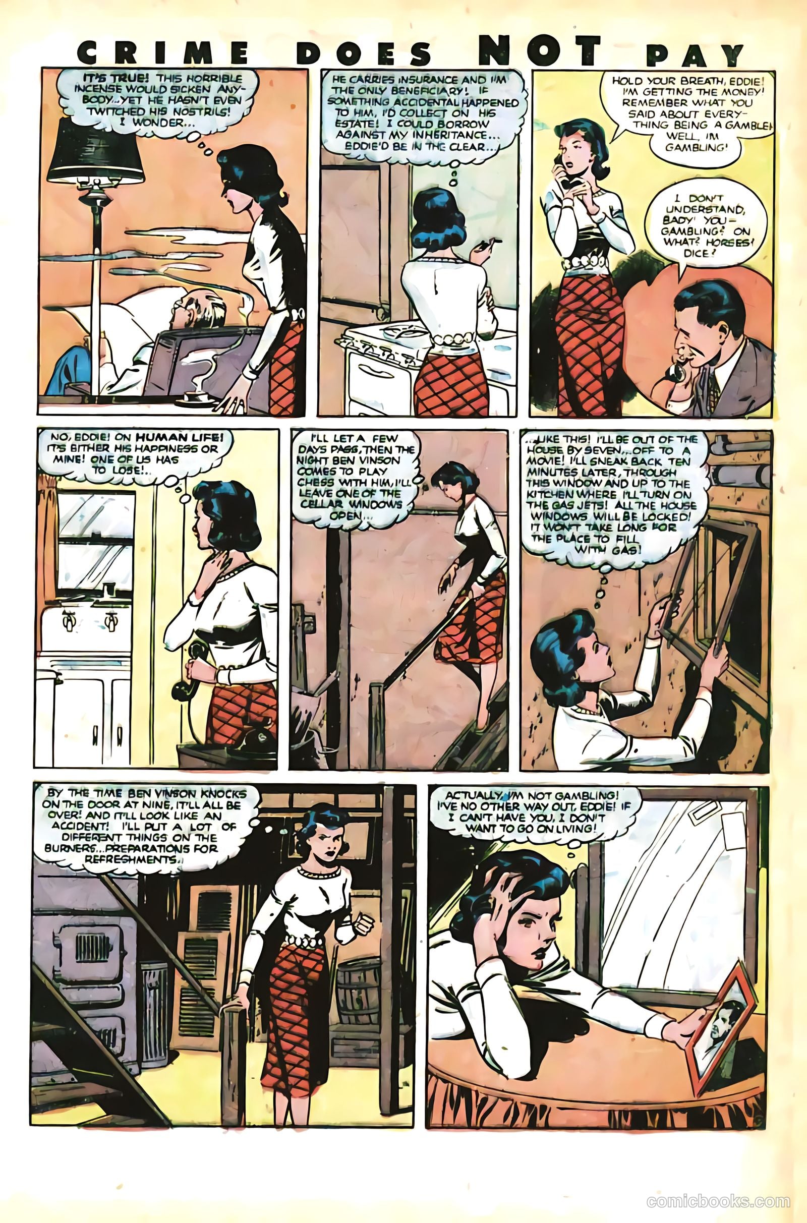 Crime Does Not Pay #100 (1951) — page 23 of 52