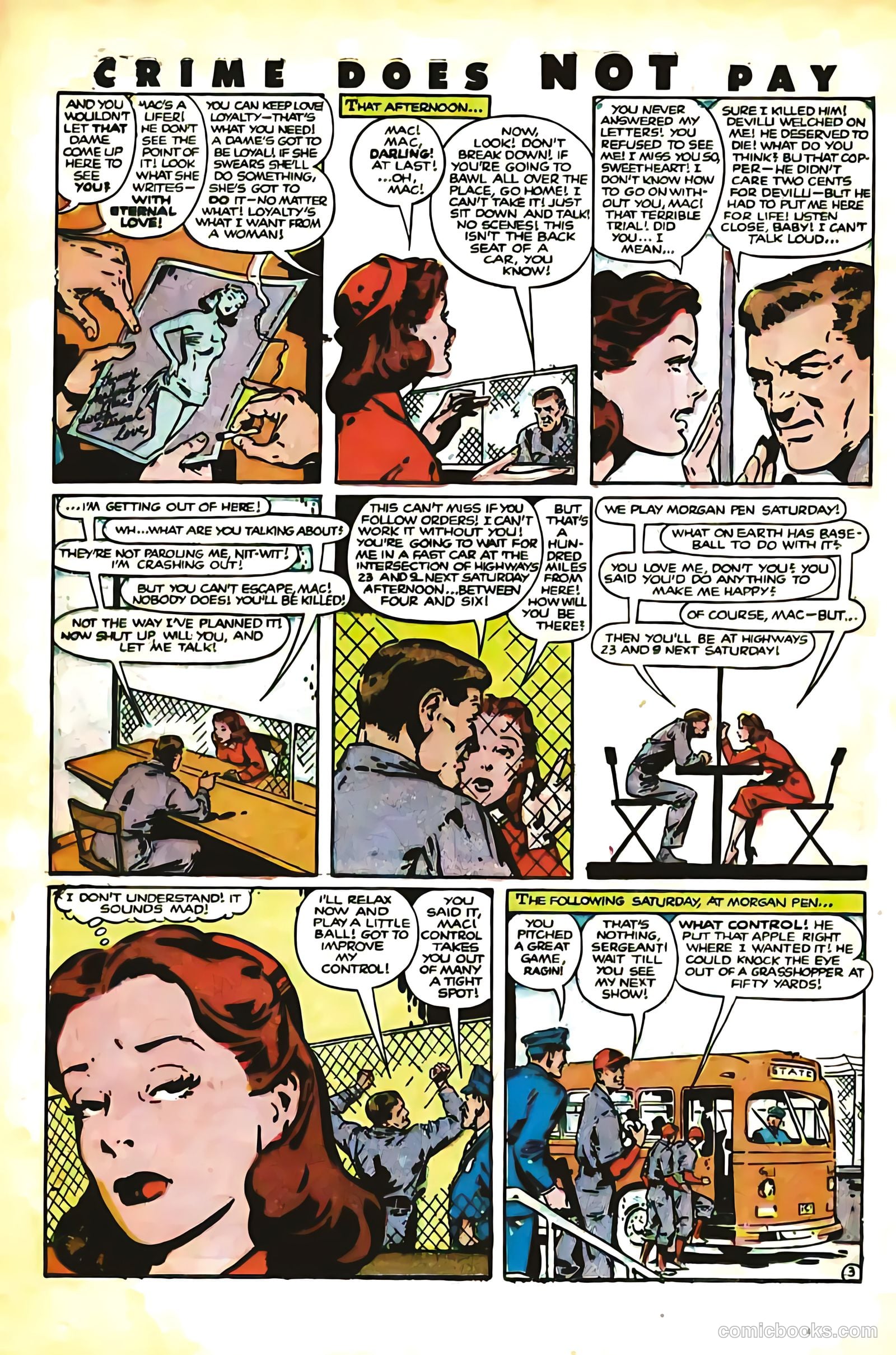 Crime Does Not Pay #100 (1951) — page 32 of 52