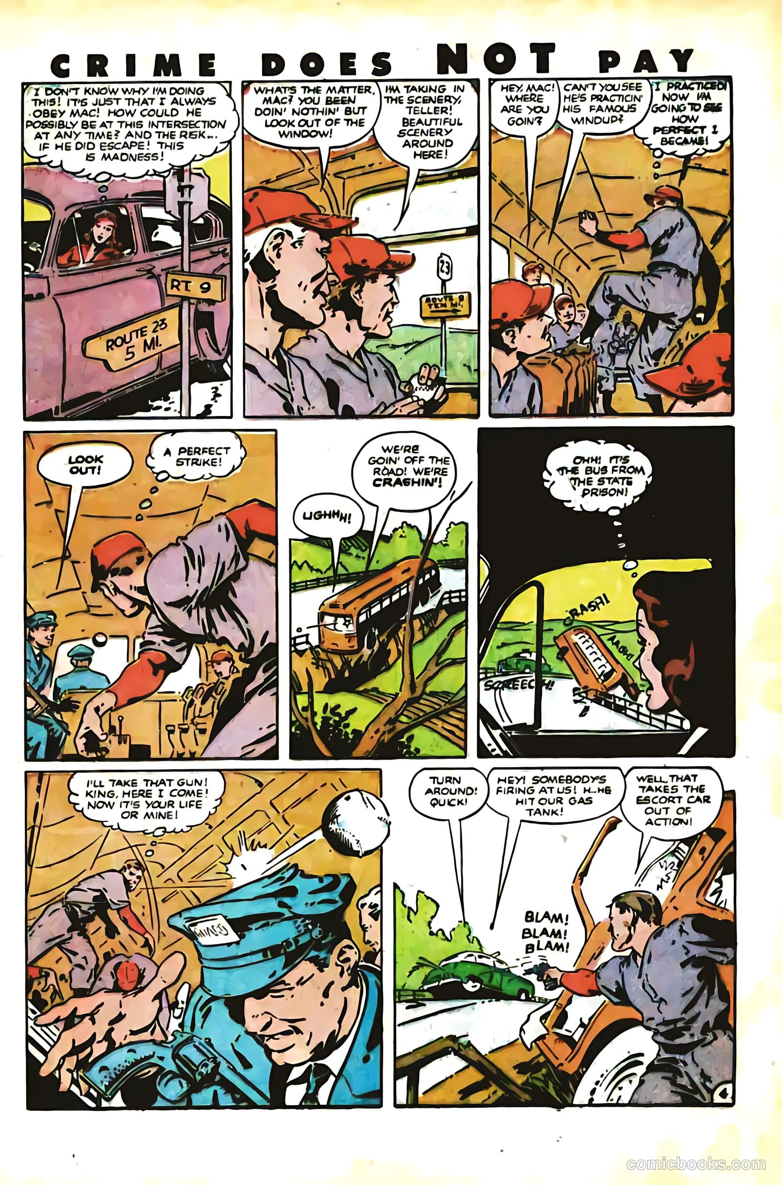 Crime Does Not Pay #100 (1951) — page 33 of 52