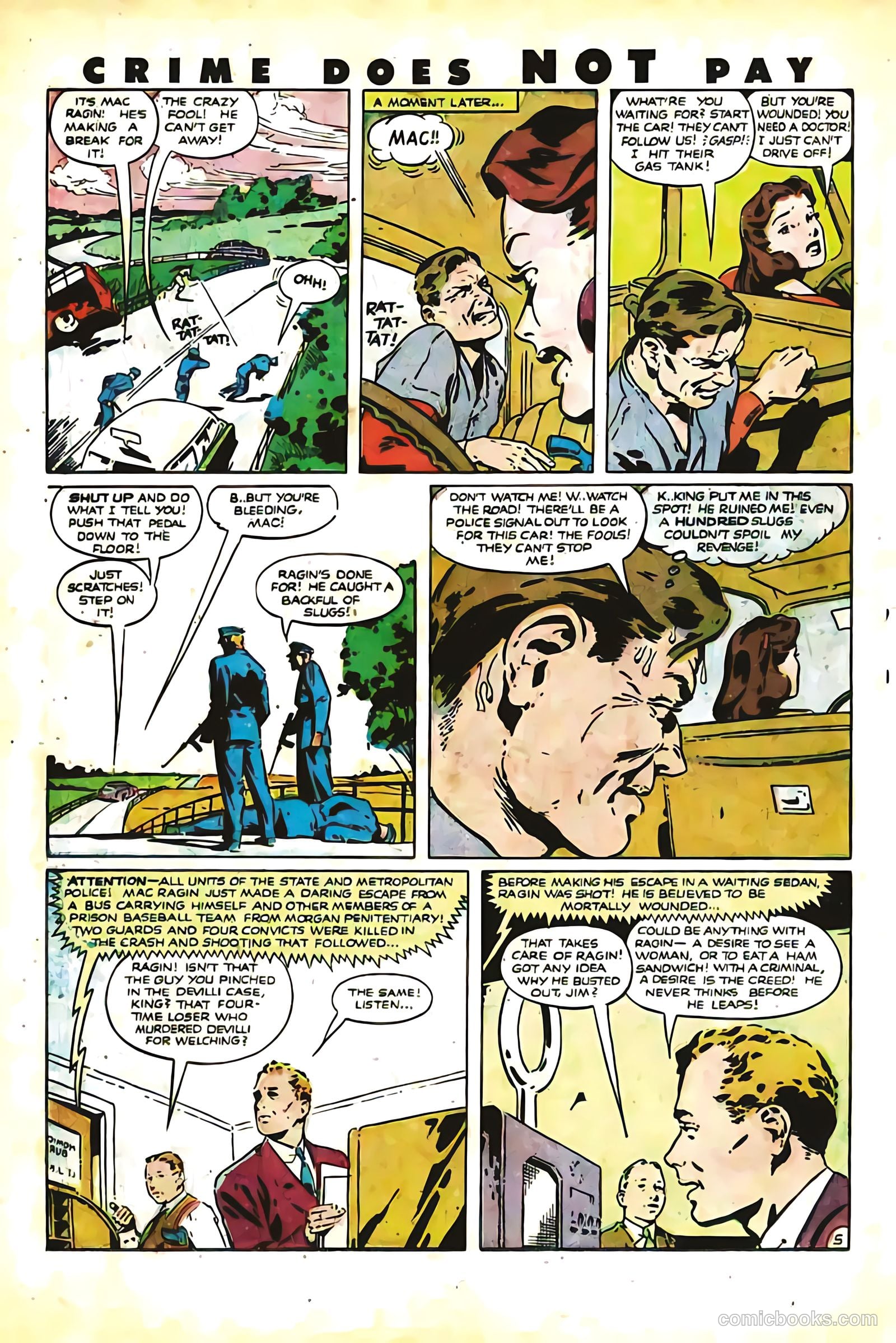 Crime Does Not Pay #100 (1951) — page 34 of 52