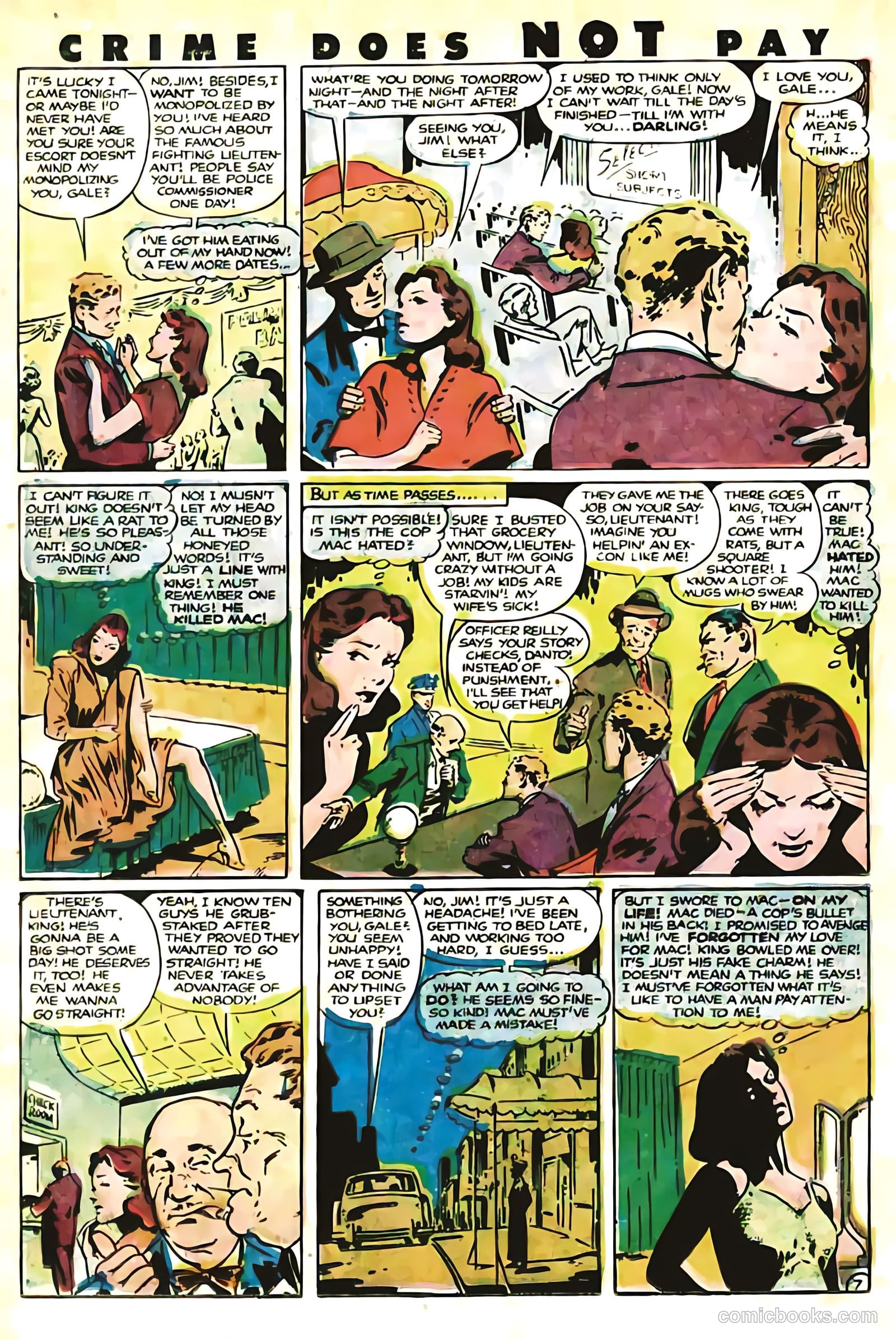 Crime Does Not Pay #100 (1951) — page 36 of 52