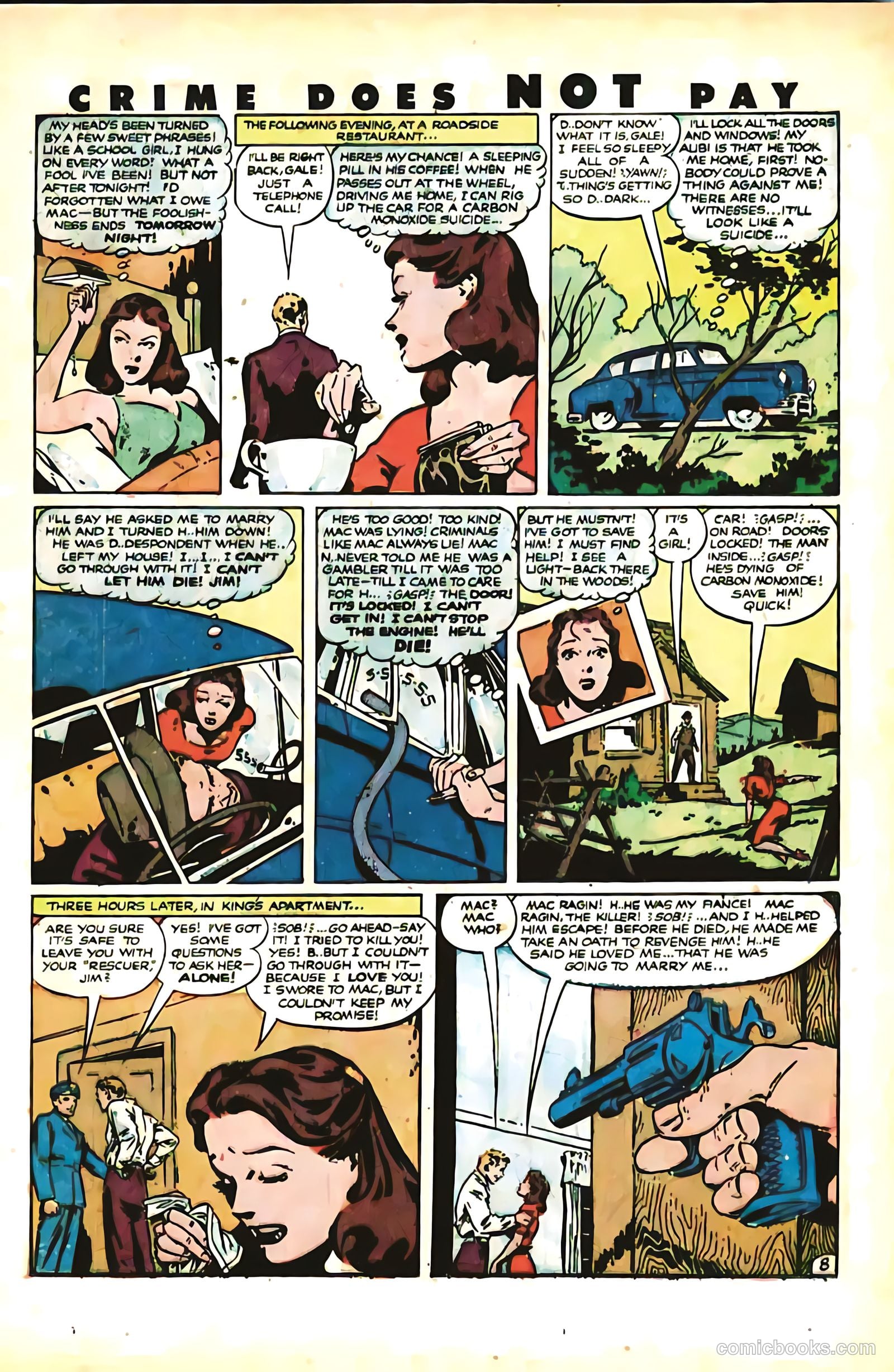 Crime Does Not Pay #100 (1951) — page 37 of 52