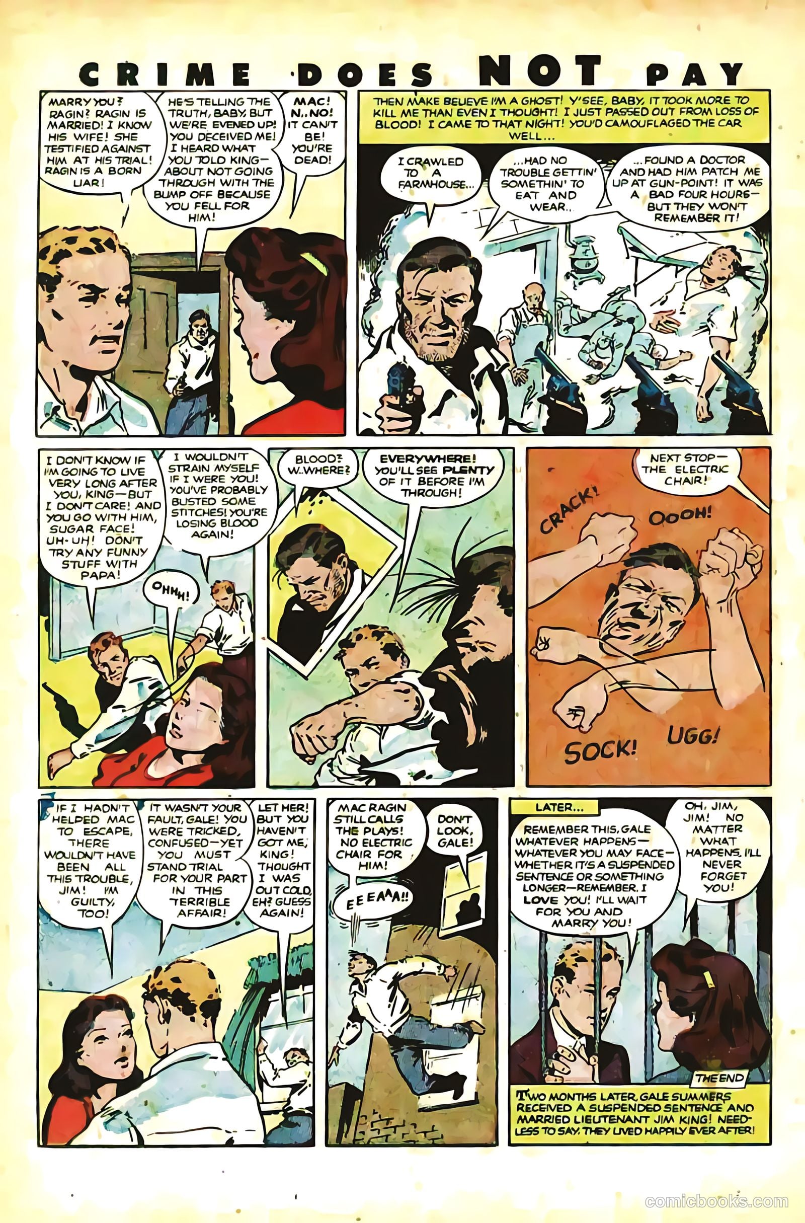 Crime Does Not Pay #100 (1951) — page 38 of 52