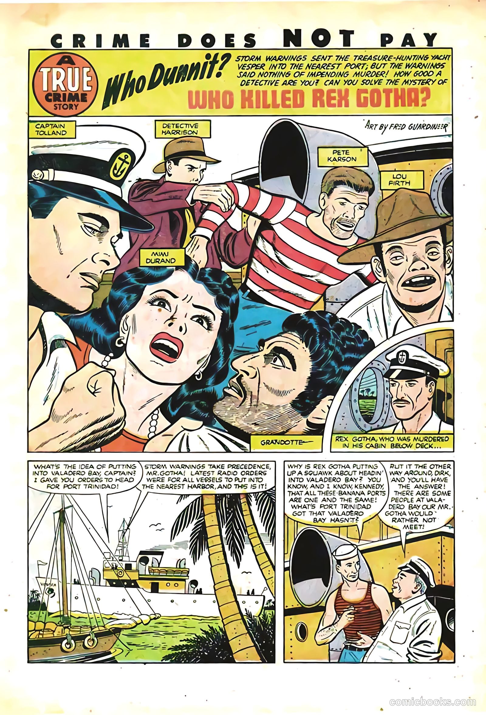 Crime Does Not Pay #100 (1951) — page 43 of 52