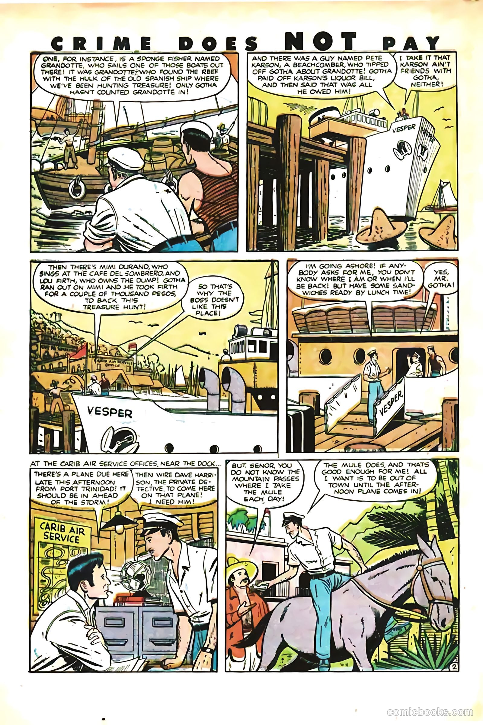 Crime Does Not Pay #100 (1951) — page 44 of 52