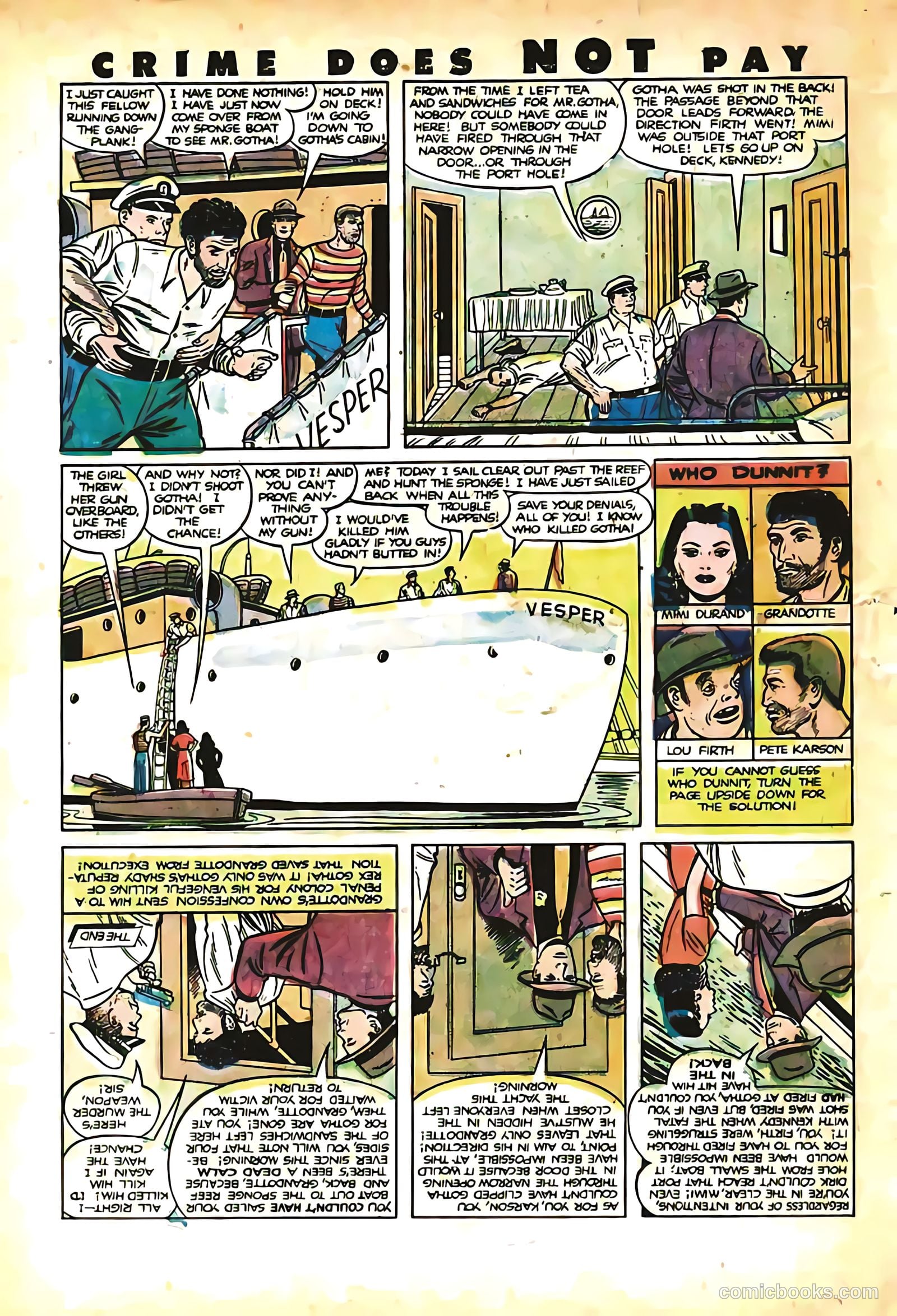 Crime Does Not Pay #100 (1951) — page 48 of 52