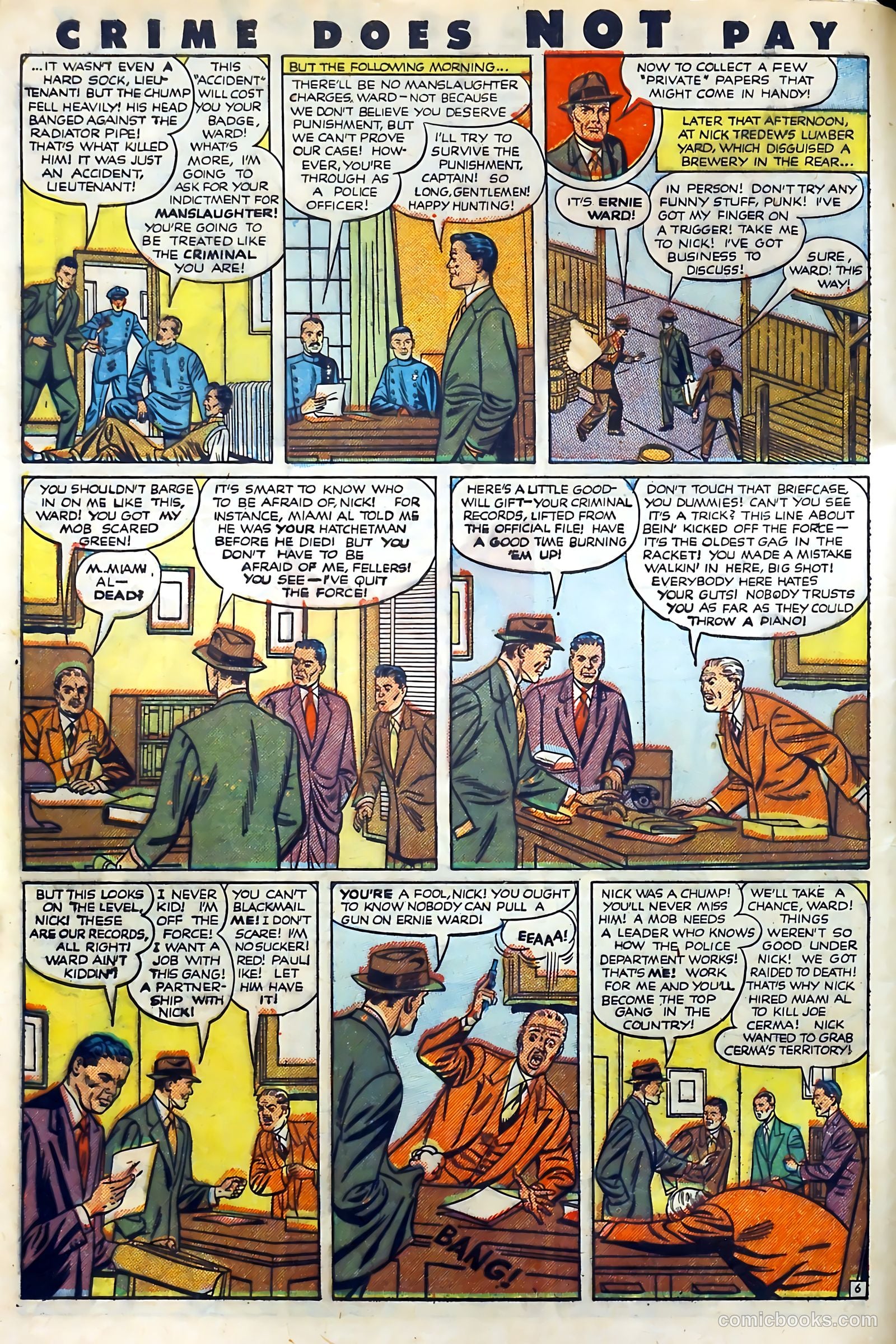 Crime Does Not Pay #101 (1951) — page 8 of 53