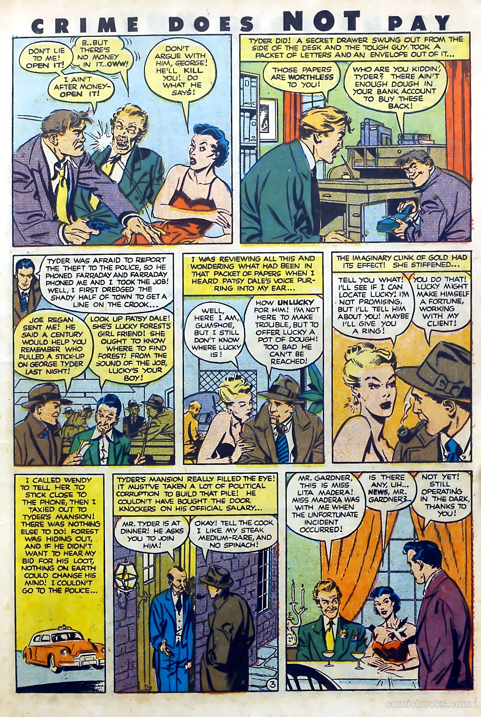 Crime Does Not Pay #101 (1951) — page 17 of 53