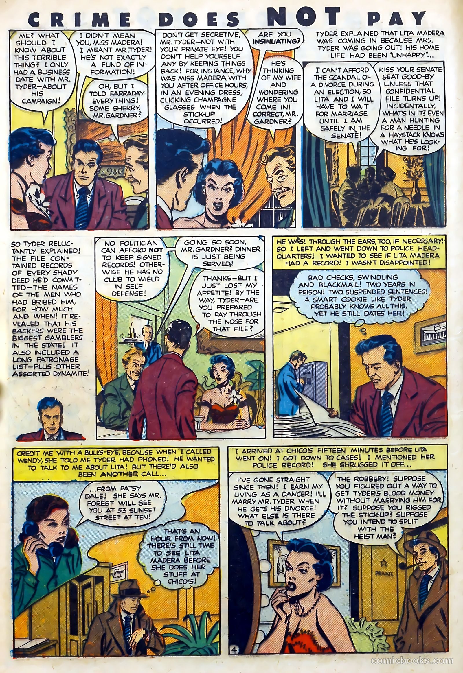Crime Does Not Pay #101 (1951) — page 18 of 53