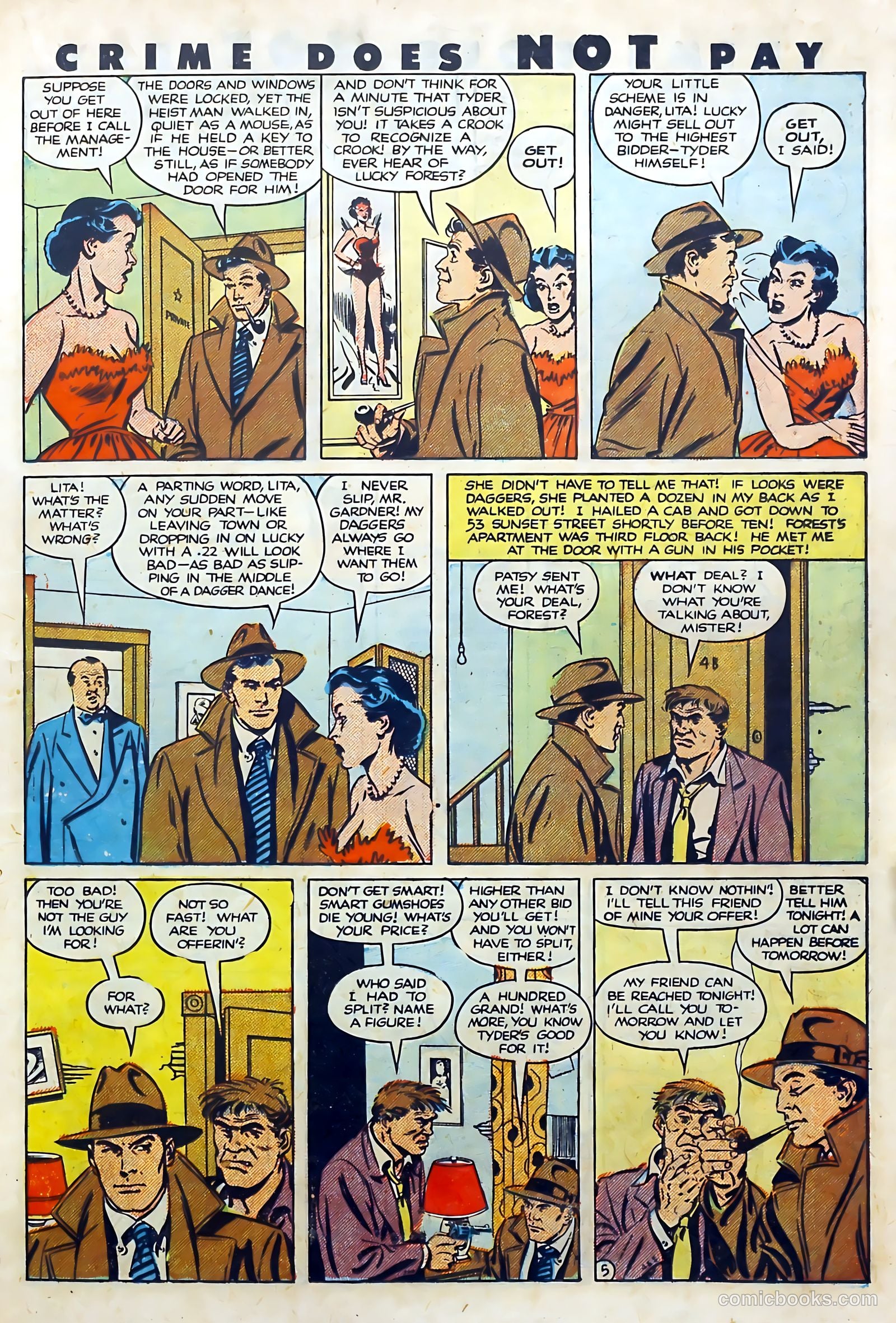 Crime Does Not Pay #101 (1951) — page 19 of 53