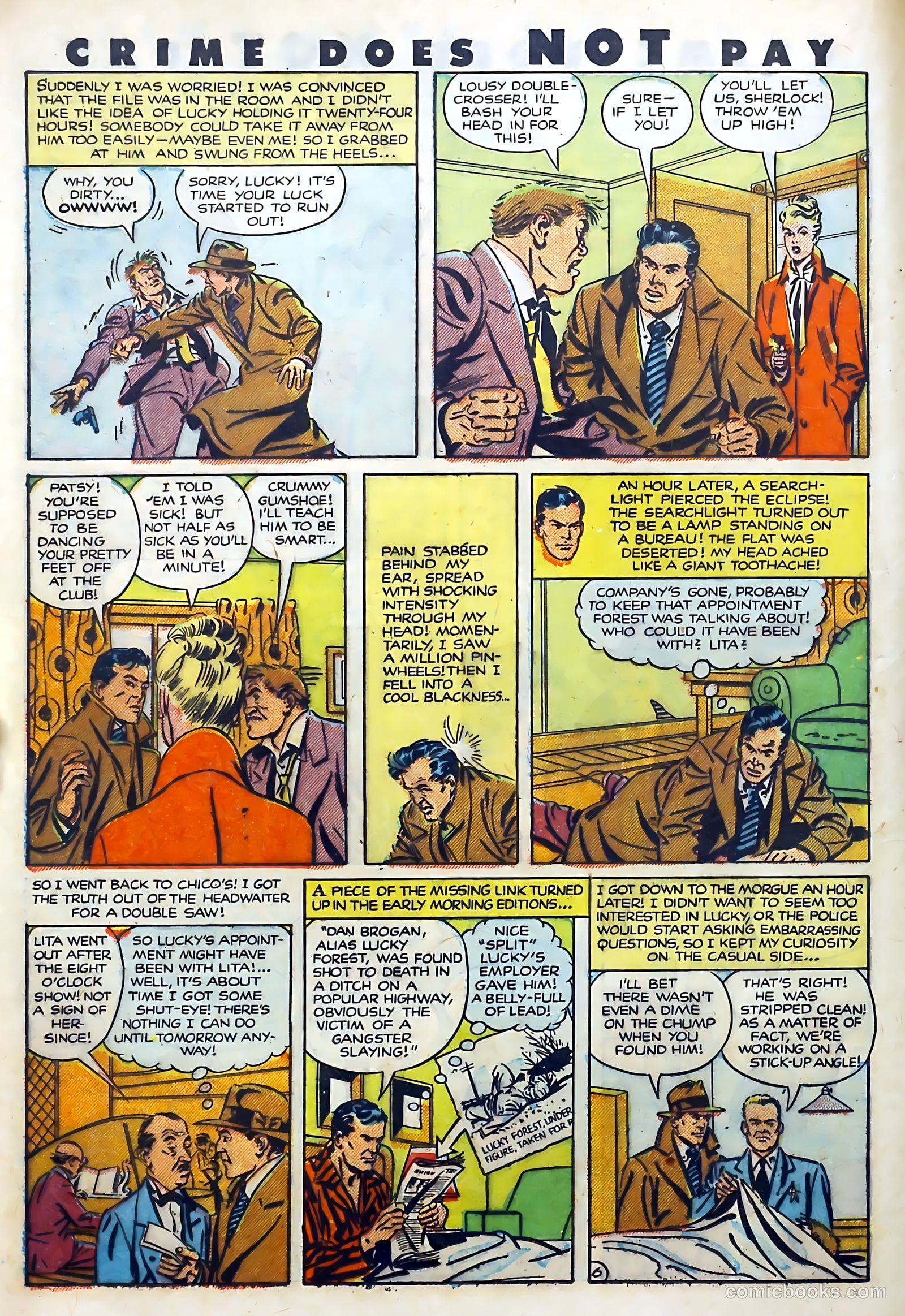 Crime Does Not Pay #101 (1951) — page 20 of 53