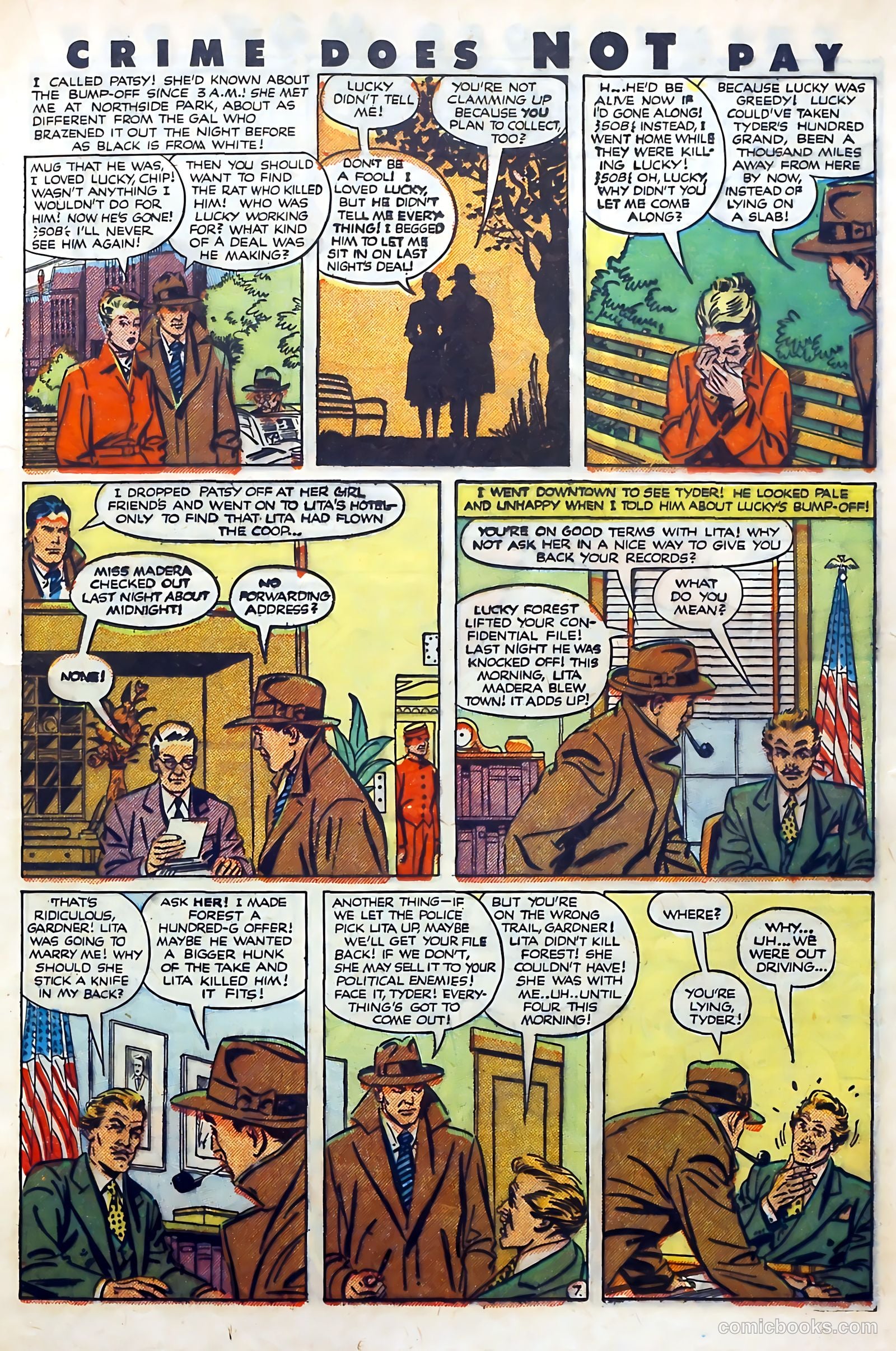 Crime Does Not Pay #101 (1951) — page 21 of 53