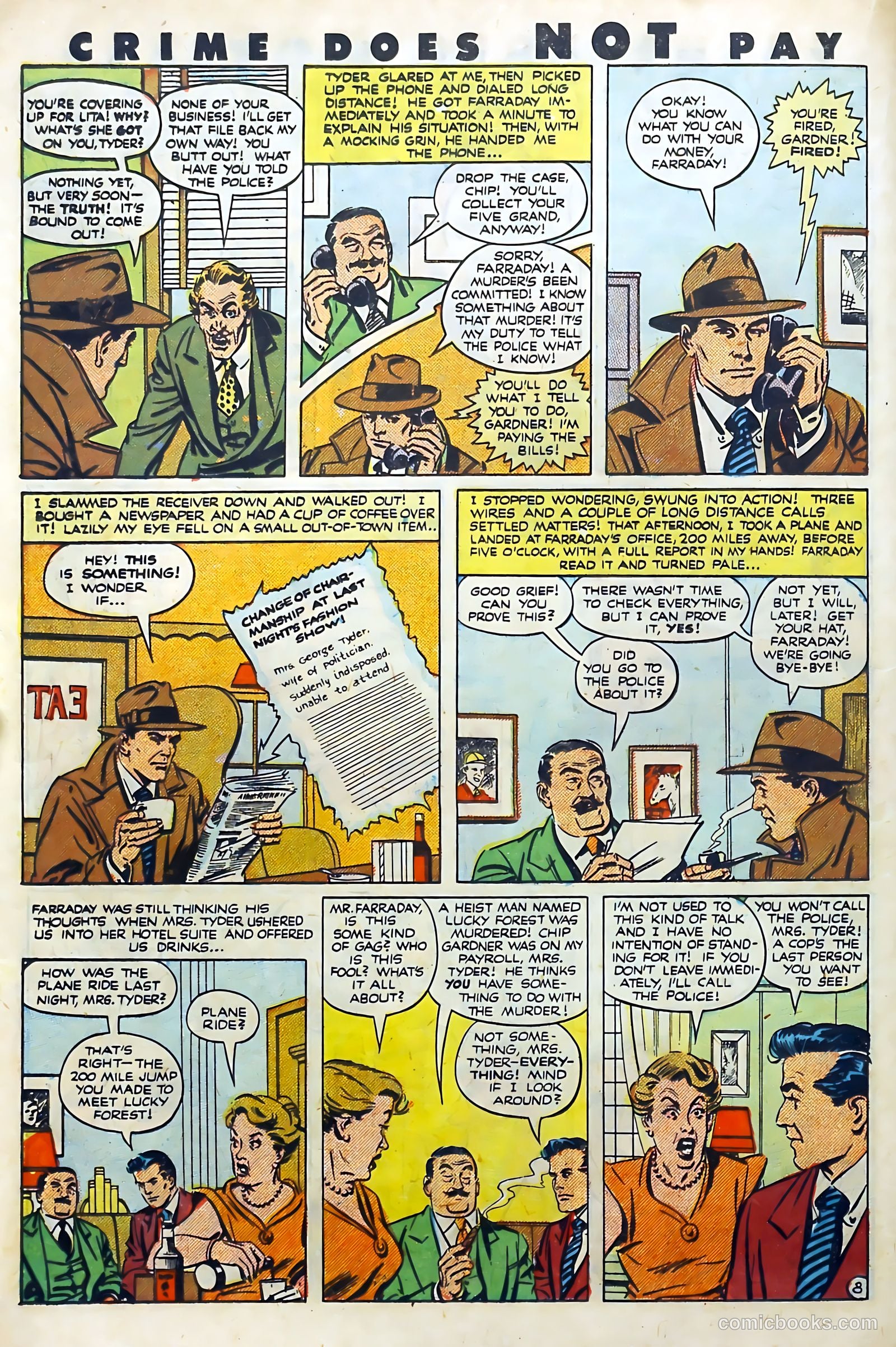 Crime Does Not Pay #101 (1951) — page 22 of 53
