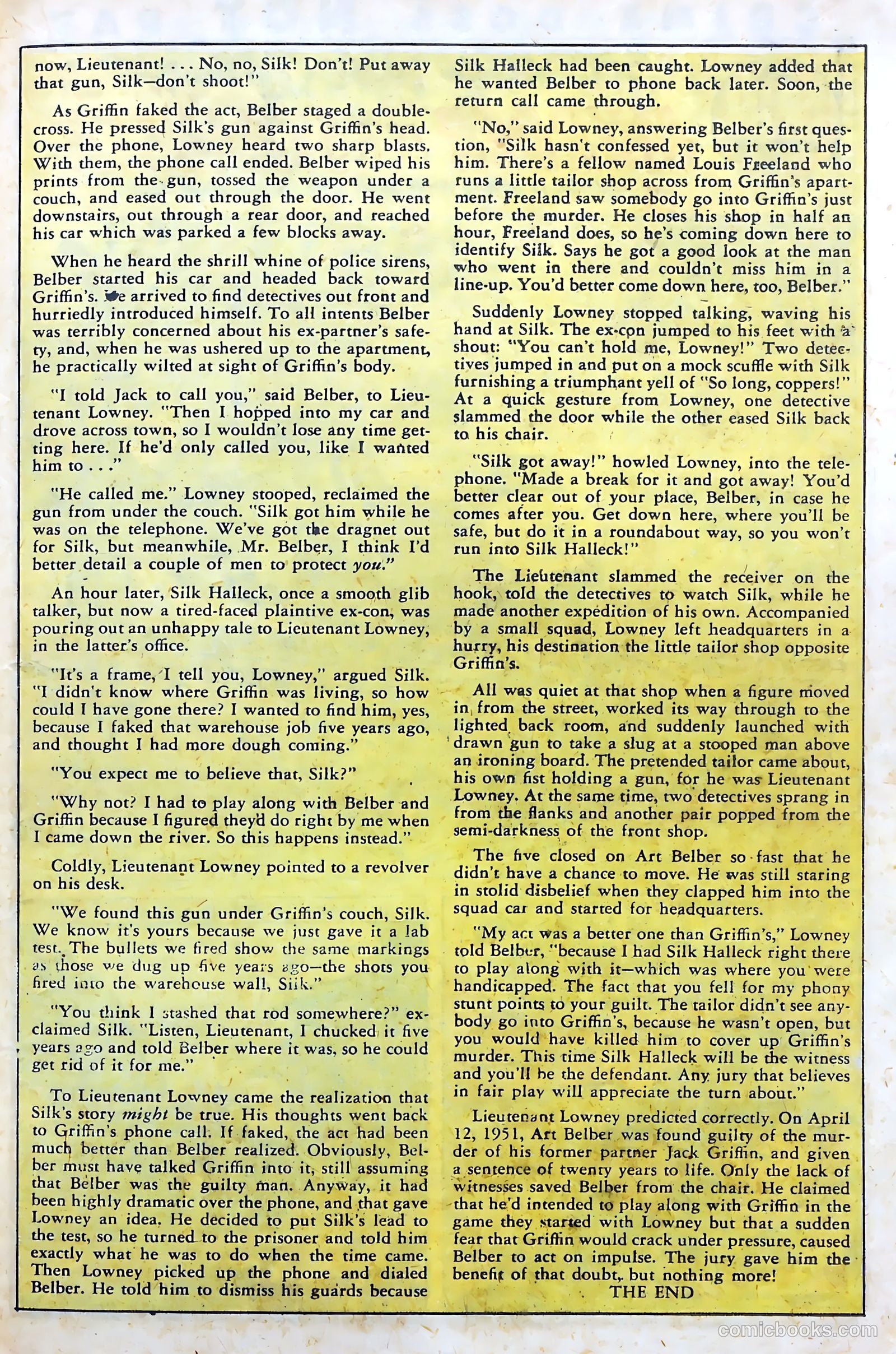 Crime Does Not Pay #101 (1951) — page 29 of 53