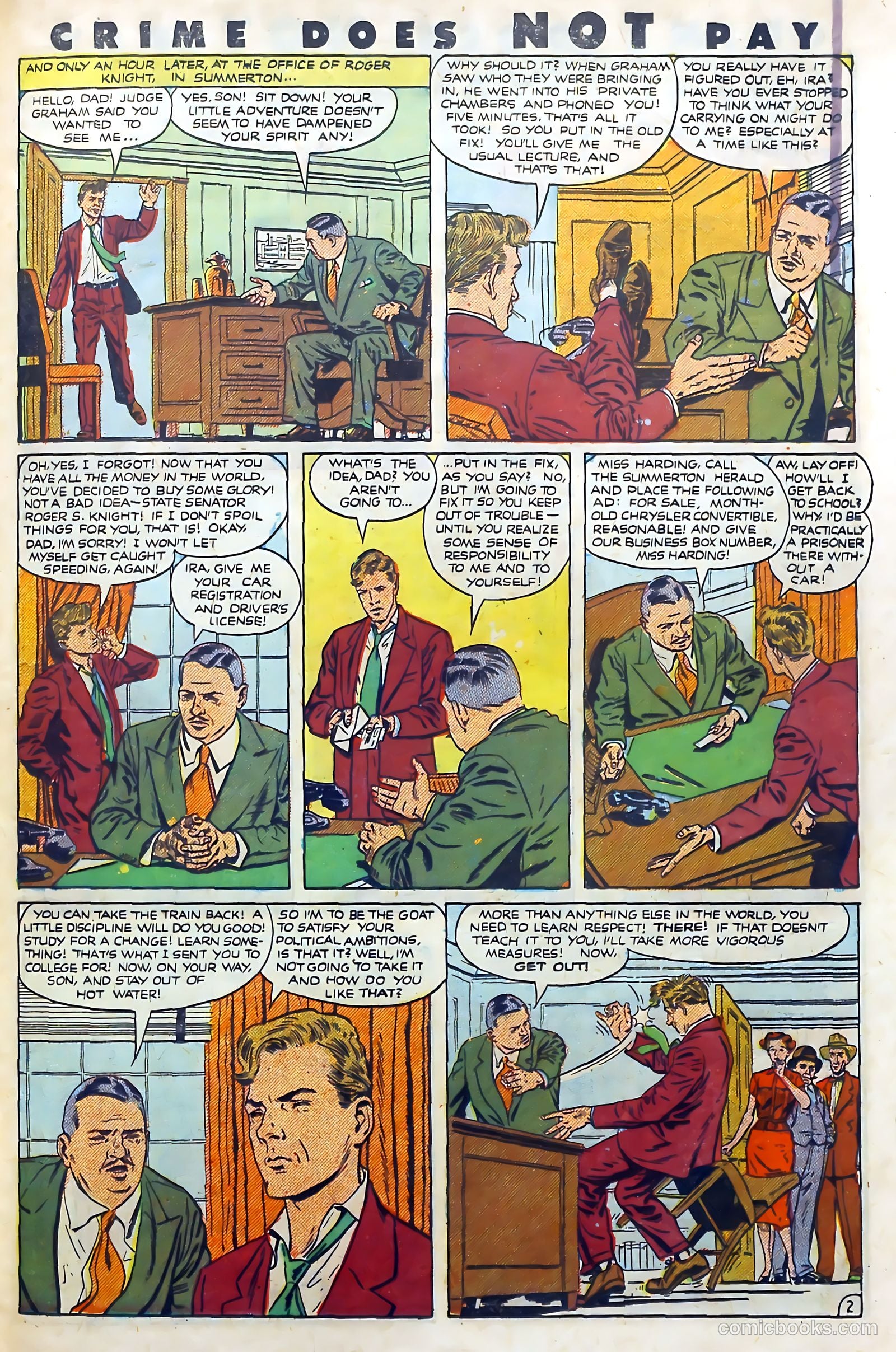 Crime Does Not Pay #101 (1951) — page 31 of 53
