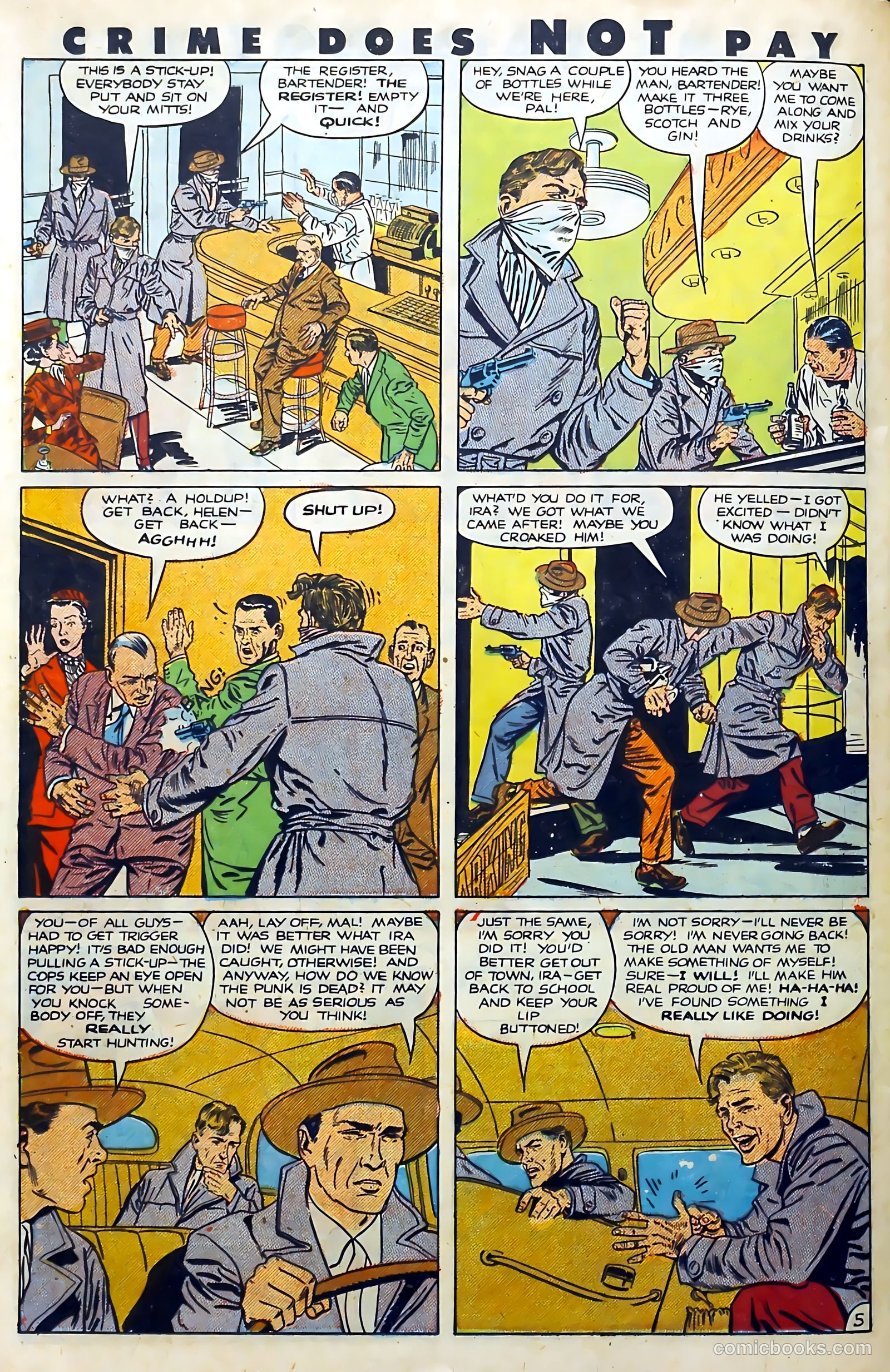 Crime Does Not Pay #101 (1951) — page 34 of 53
