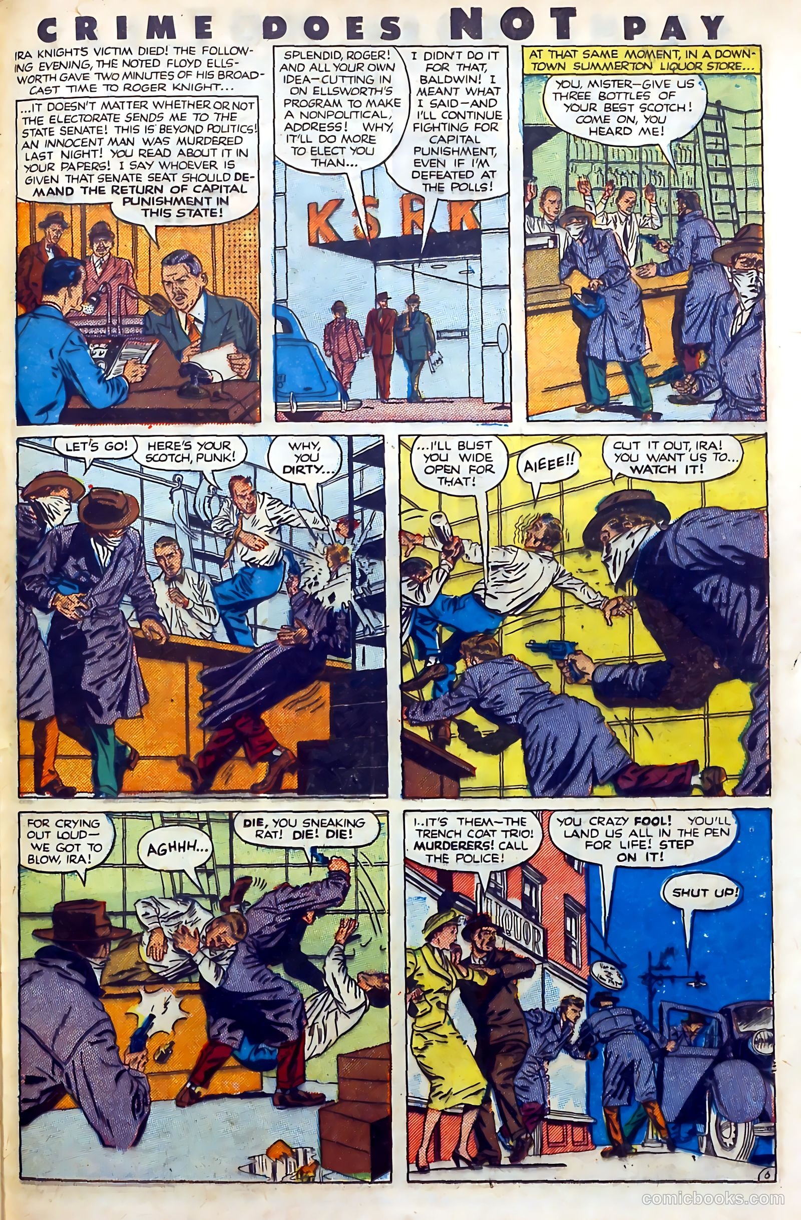 Crime Does Not Pay #101 (1951) — page 35 of 53