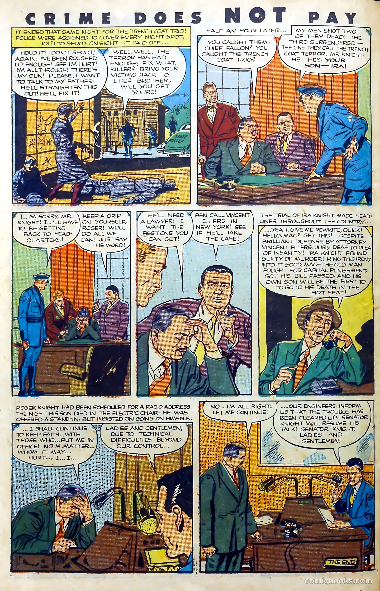 Crime Does Not Pay #101 (1951) — page 38 of 53