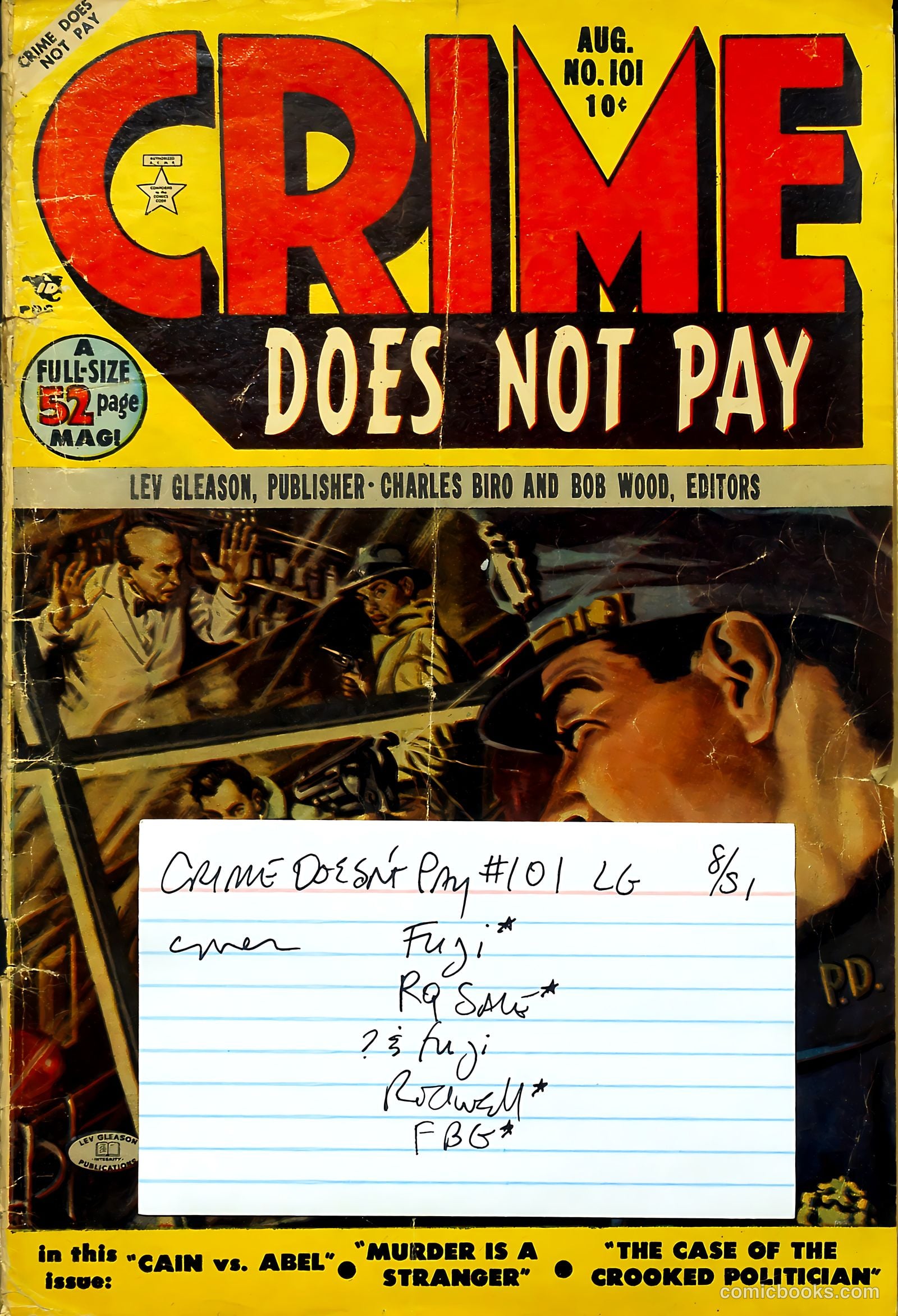 Crime Does Not Pay #101 (1951) — page 53 of 53