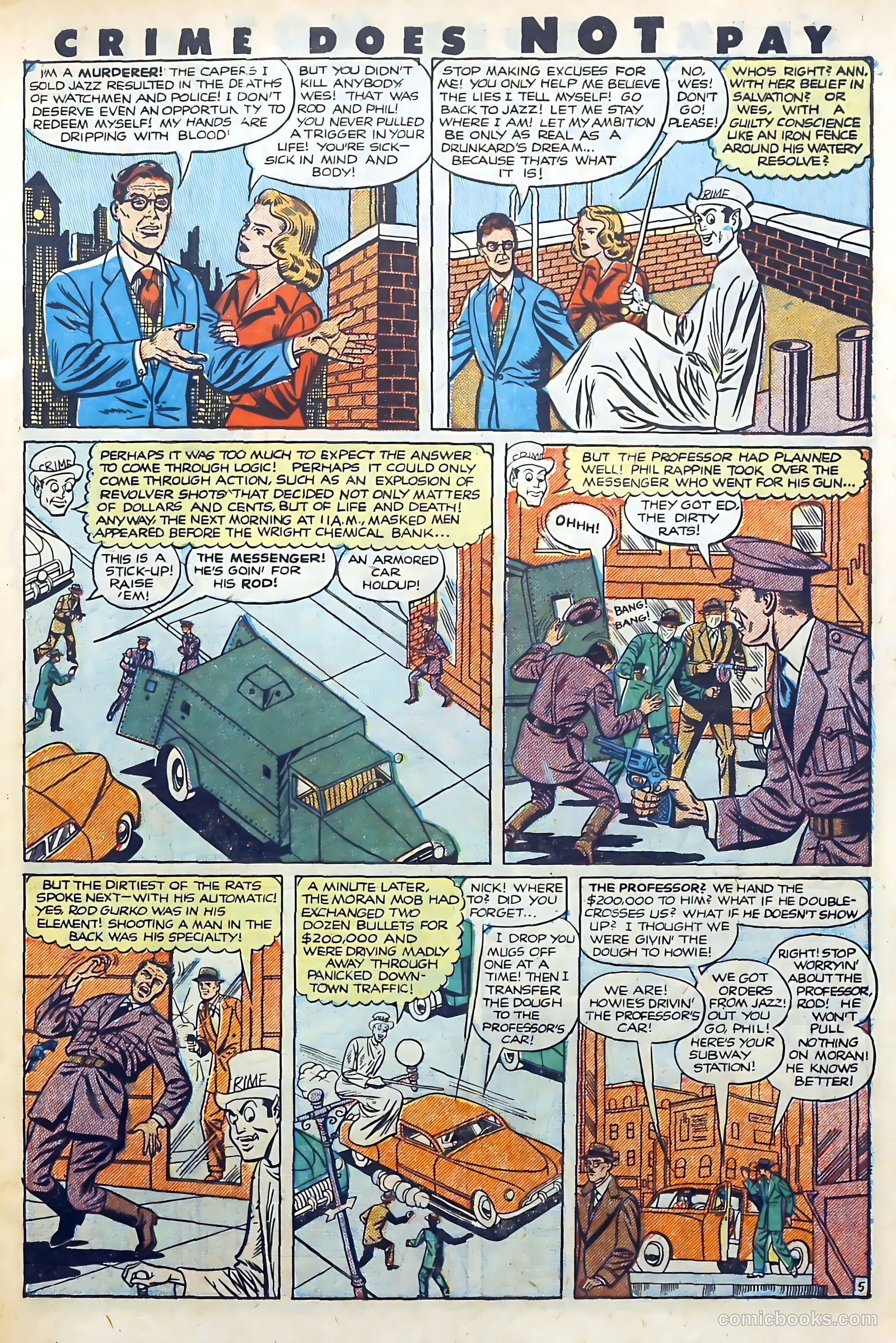 Crime Does Not Pay #102 (1951) — page 7 of 53