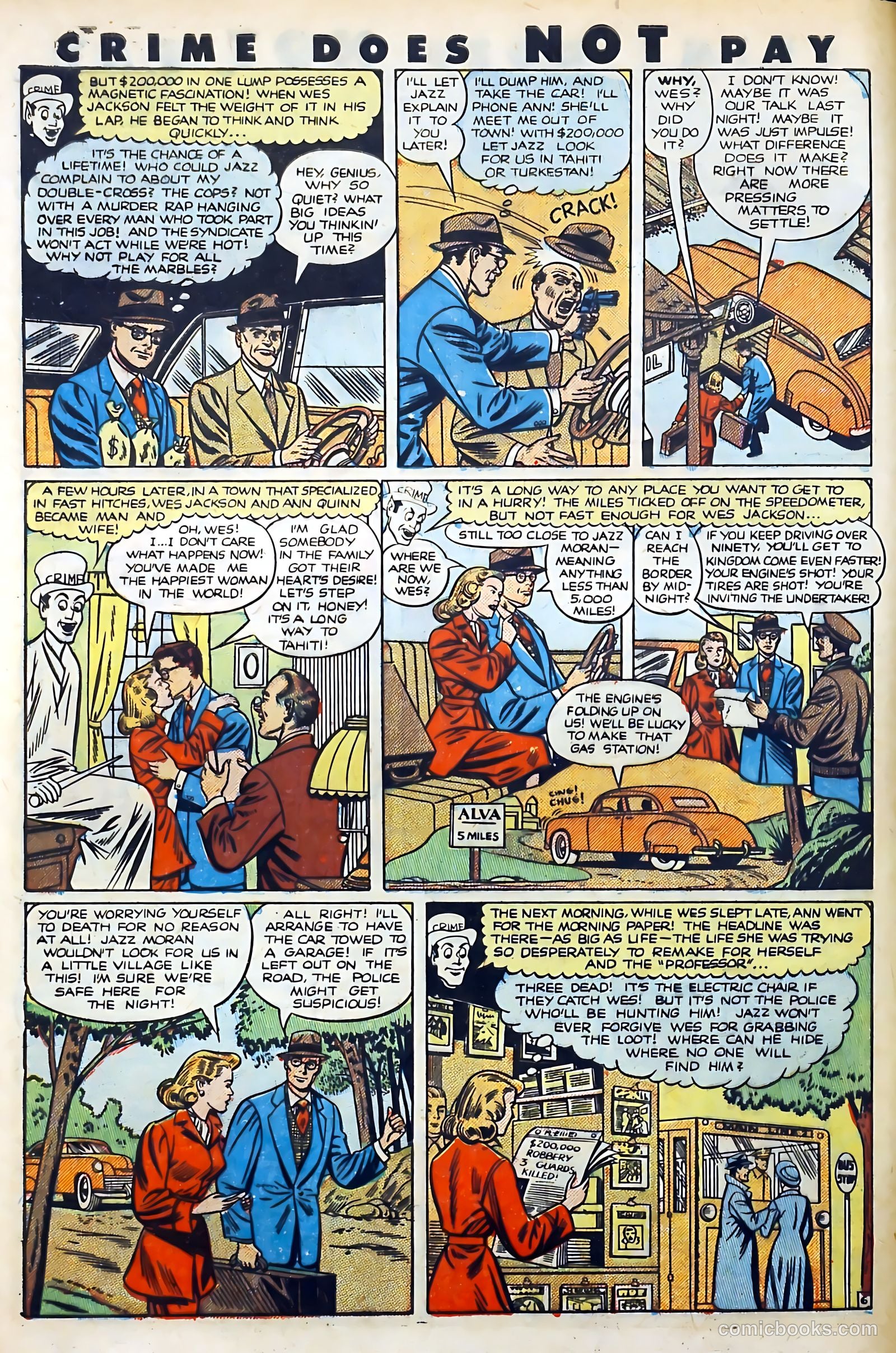Crime Does Not Pay #102 (1951) — page 8 of 53
