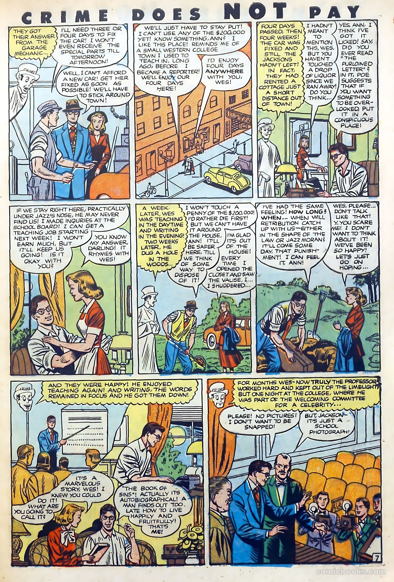 Crime Does Not Pay #102 (1951) — page 9 of 53