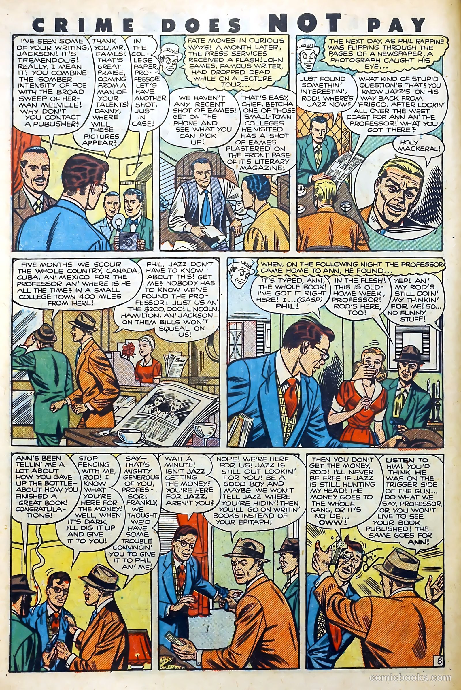 Crime Does Not Pay #102 (1951) — page 10 of 53