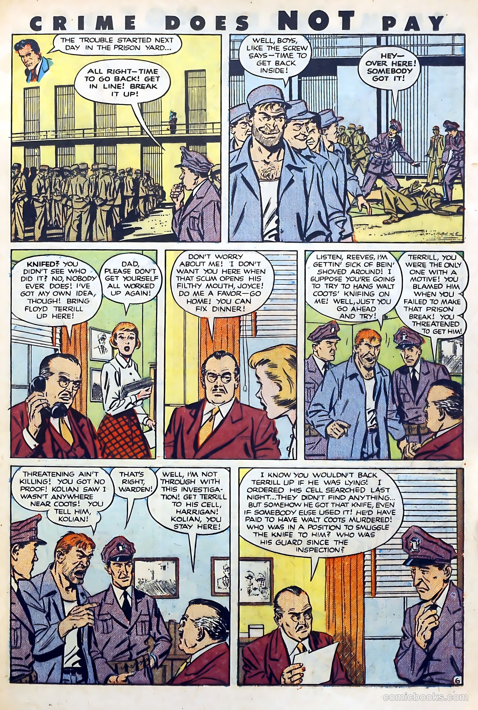 Crime Does Not Pay #102 (1951) — page 21 of 53