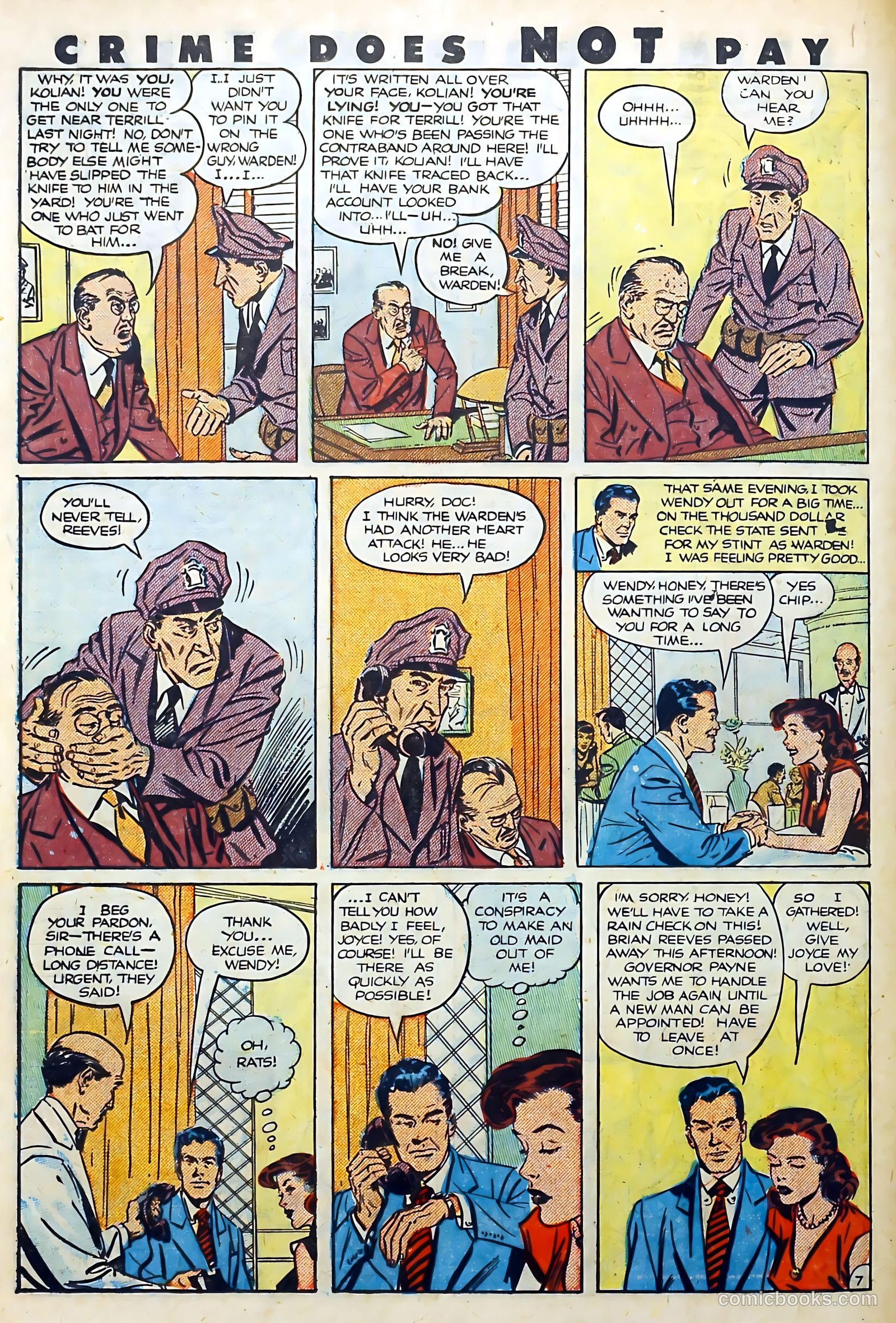 Crime Does Not Pay #102 (1951) — page 22 of 53