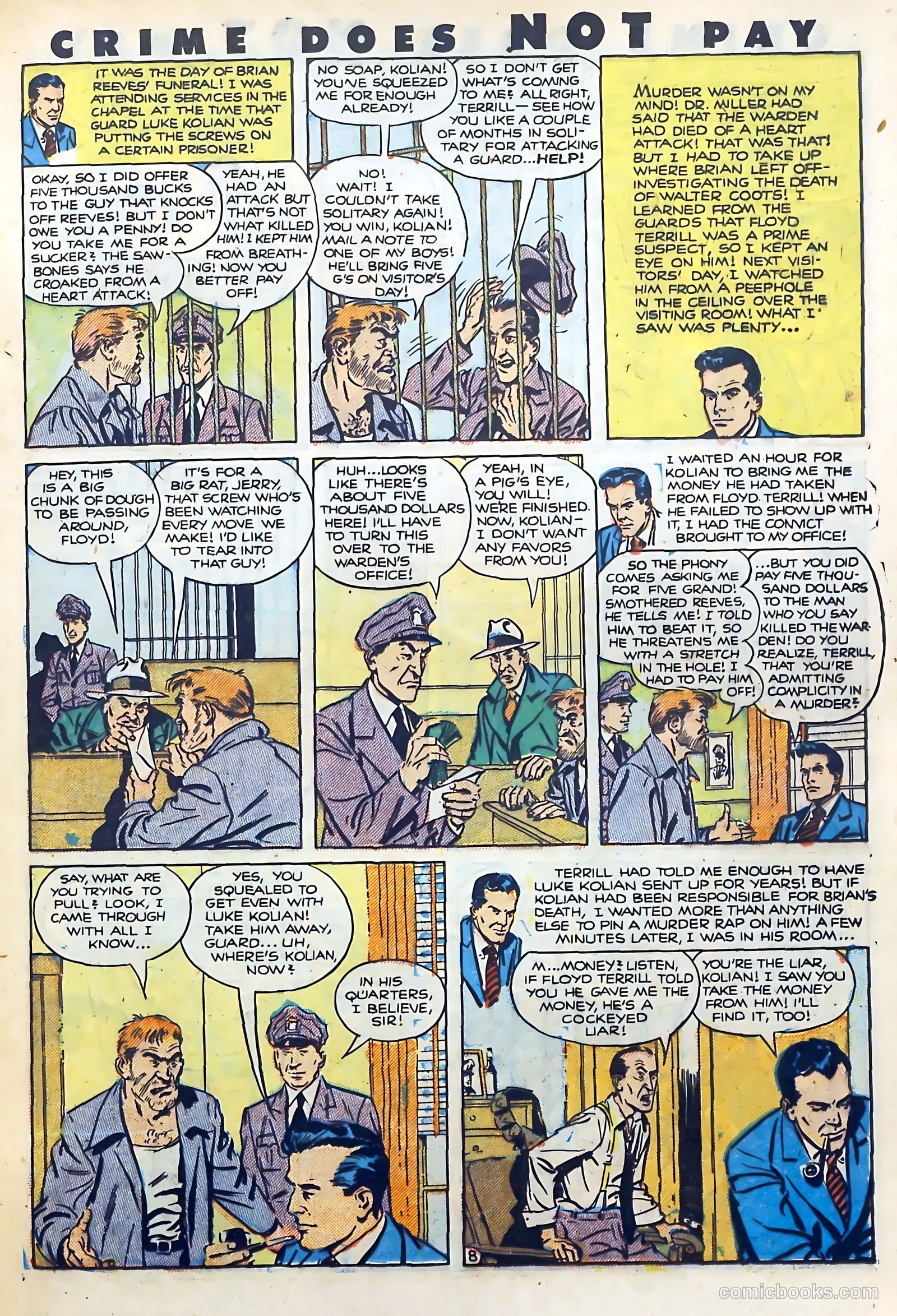 Crime Does Not Pay #102 (1951) — page 23 of 53