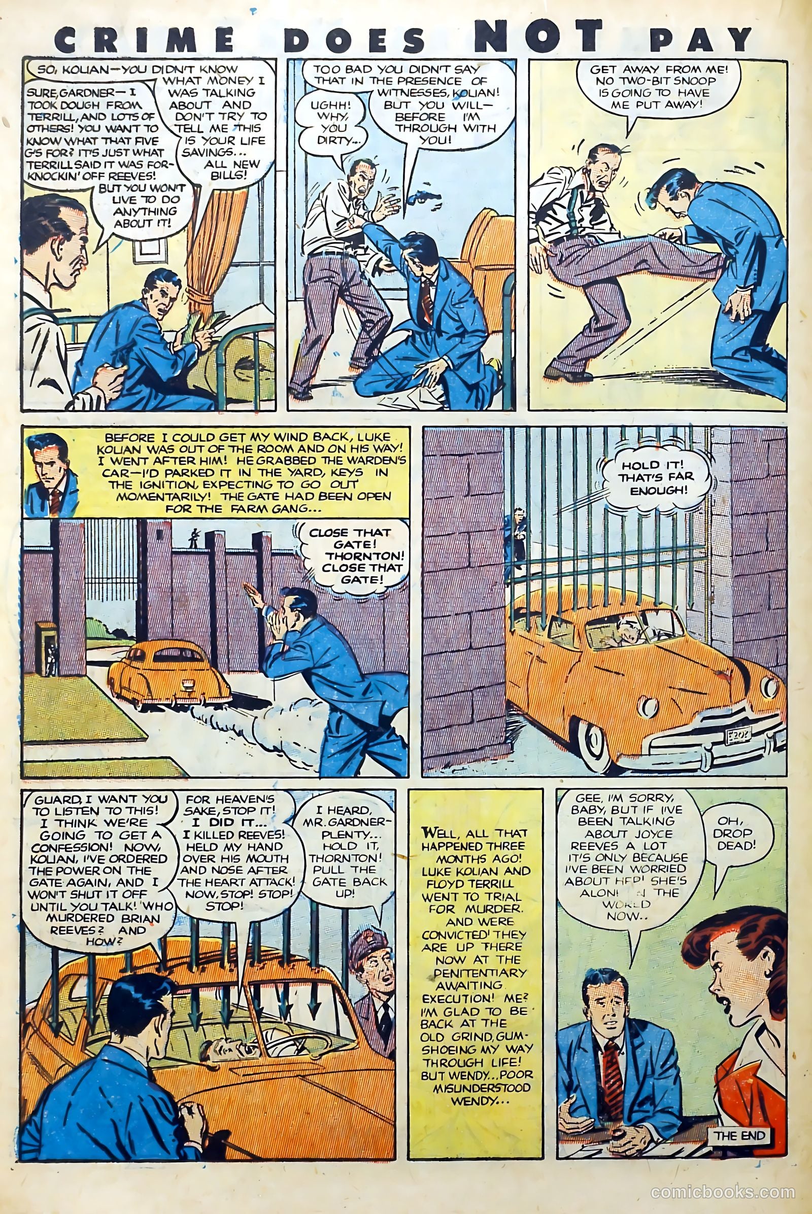 Crime Does Not Pay #102 (1951) — page 24 of 53