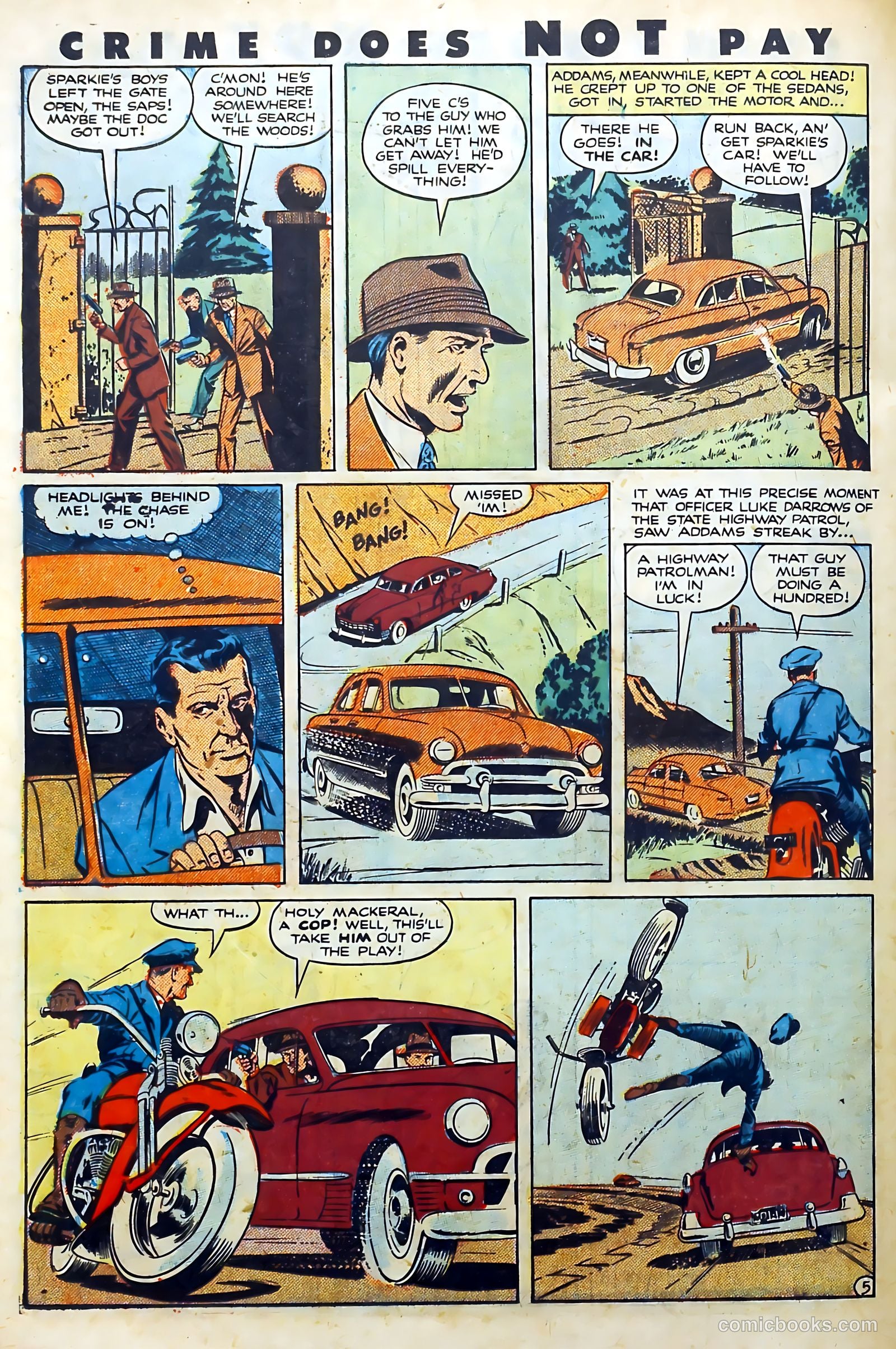 Crime Does Not Pay #102 (1951) — page 34 of 53