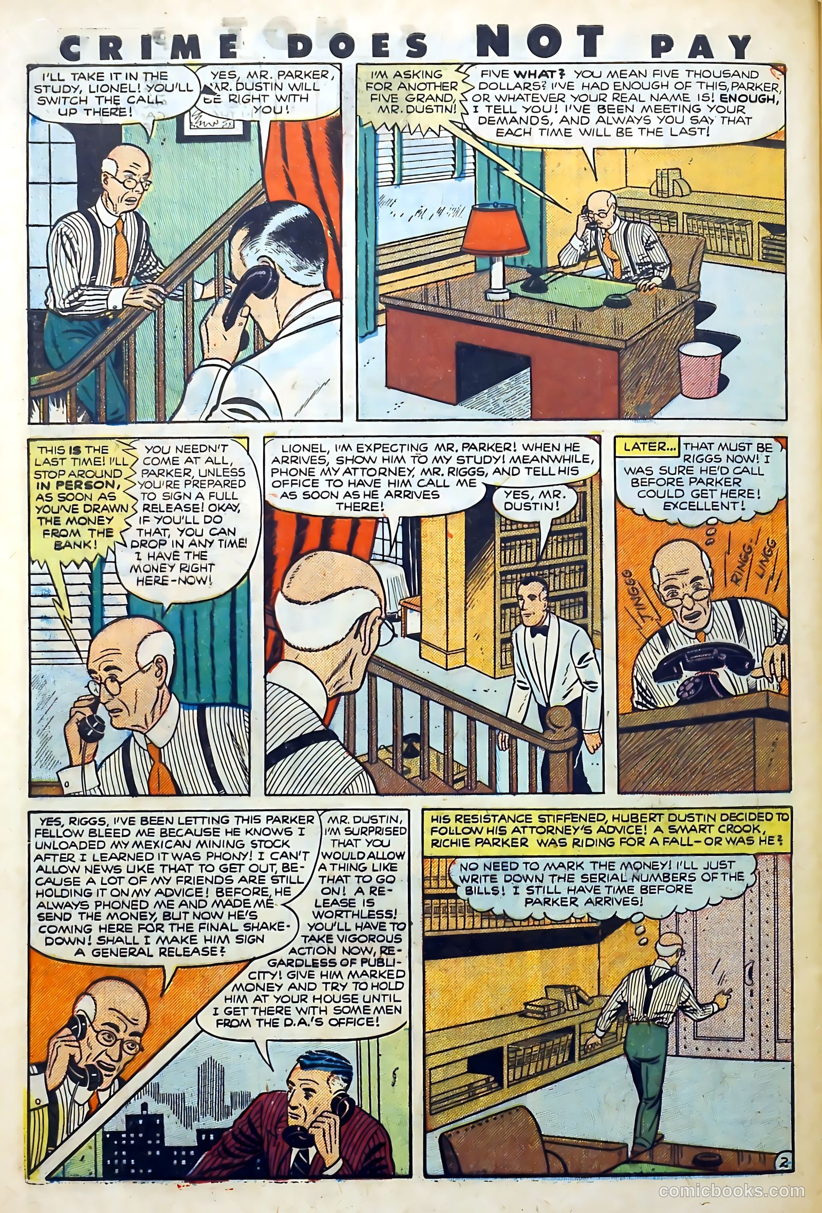 Crime Does Not Pay #102 (1951) — page 44 of 53