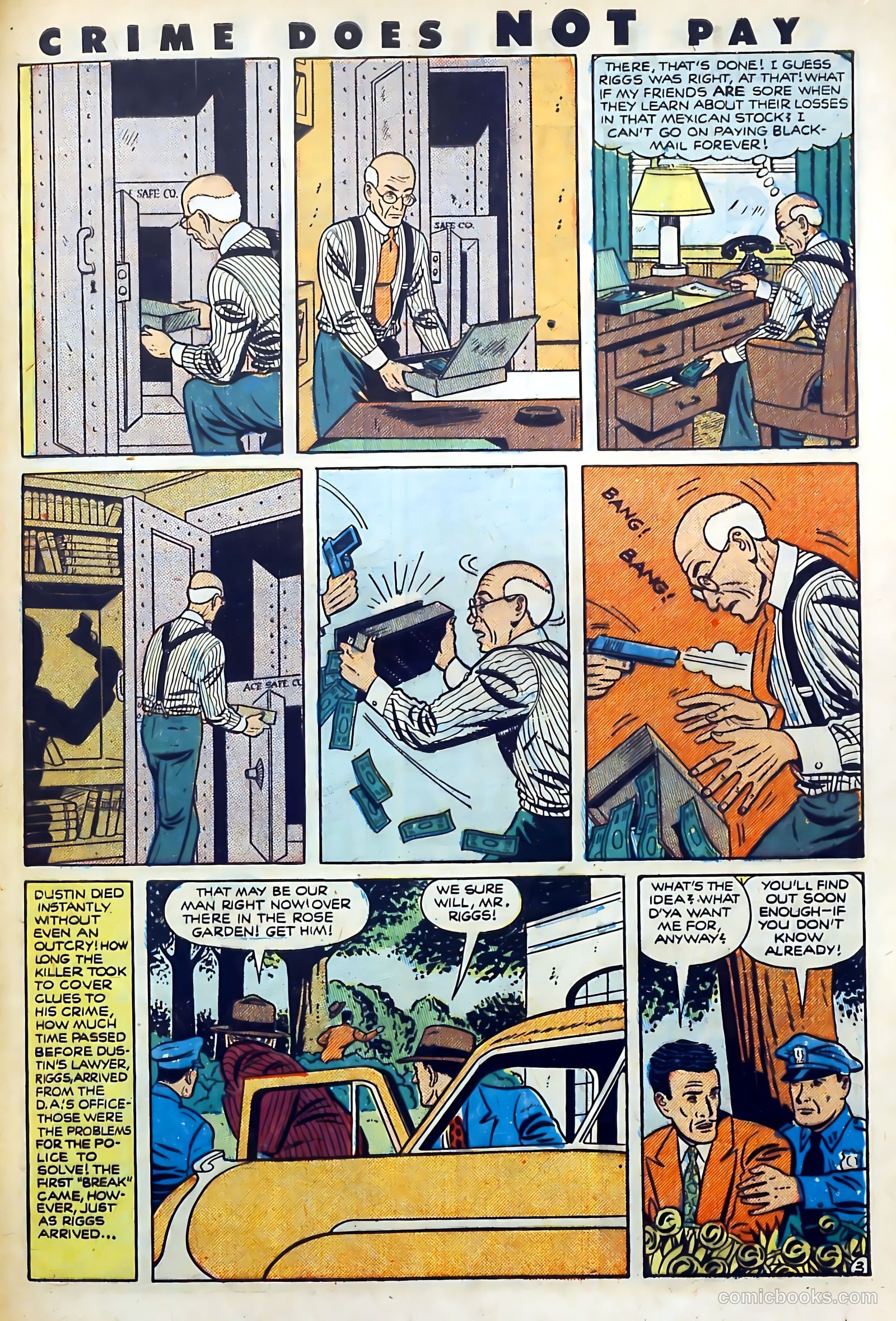 Crime Does Not Pay #102 (1951) — page 45 of 53